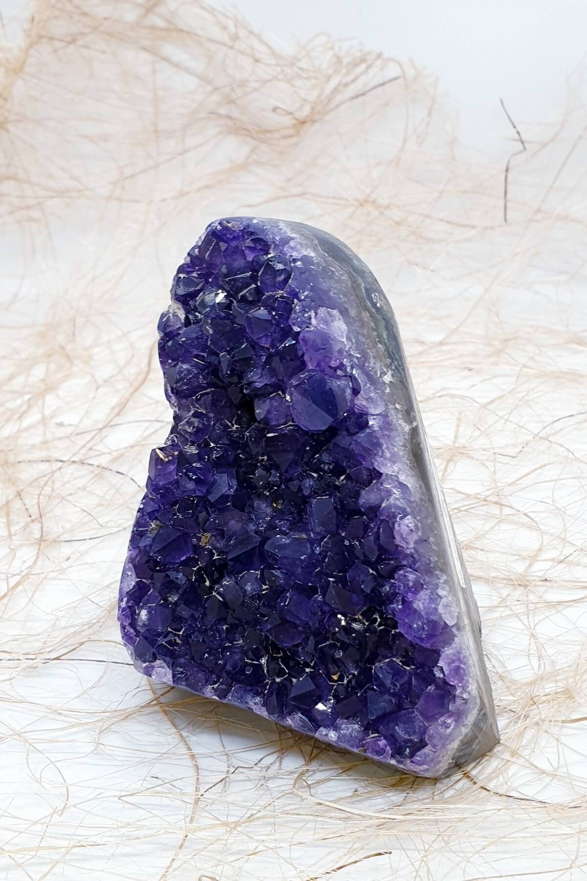 596 GR İşlenmemiş Ametist Salkım Küme