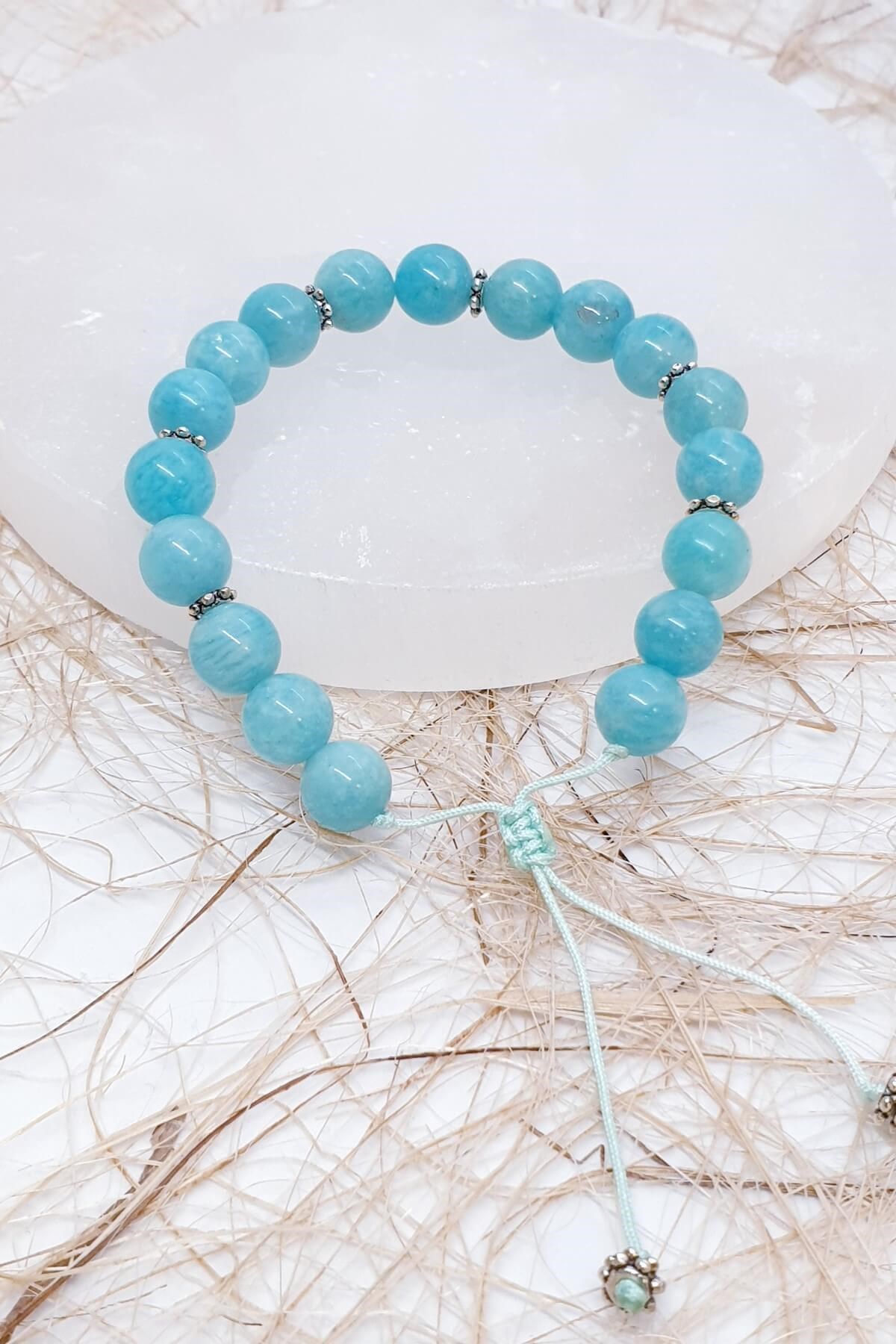 6 mm Amazonit Doğal Taş Bileklik