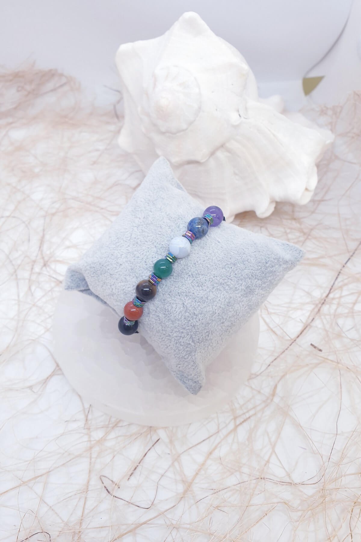 7 Çakra Doğal Taş Bileklik