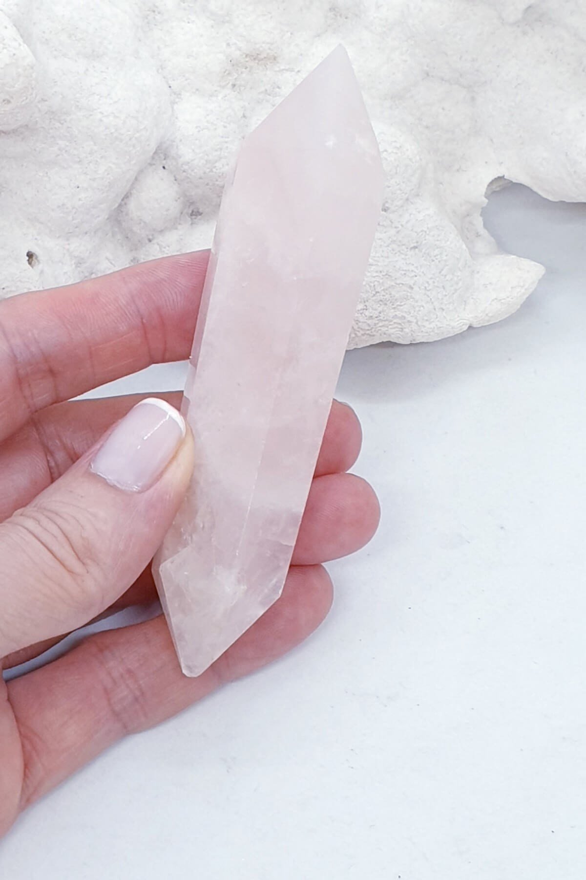 Ana Çift Uçlu Pembe Kuvars