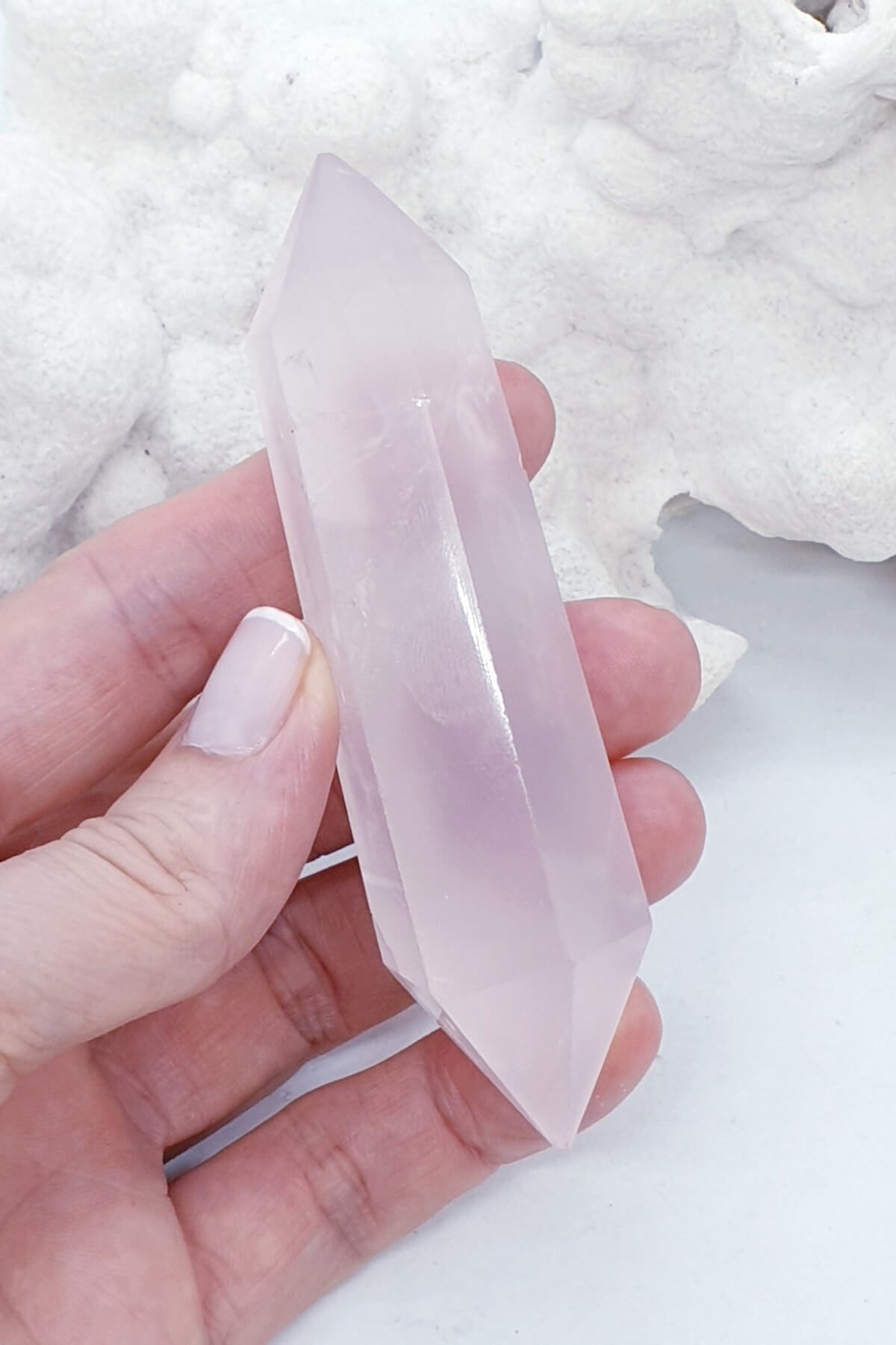 Ana Çift Uçlu Pembe Kuvars