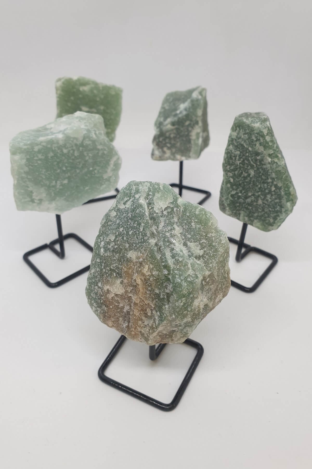 Aventurin Doğaltaş Standlı Ham Parça