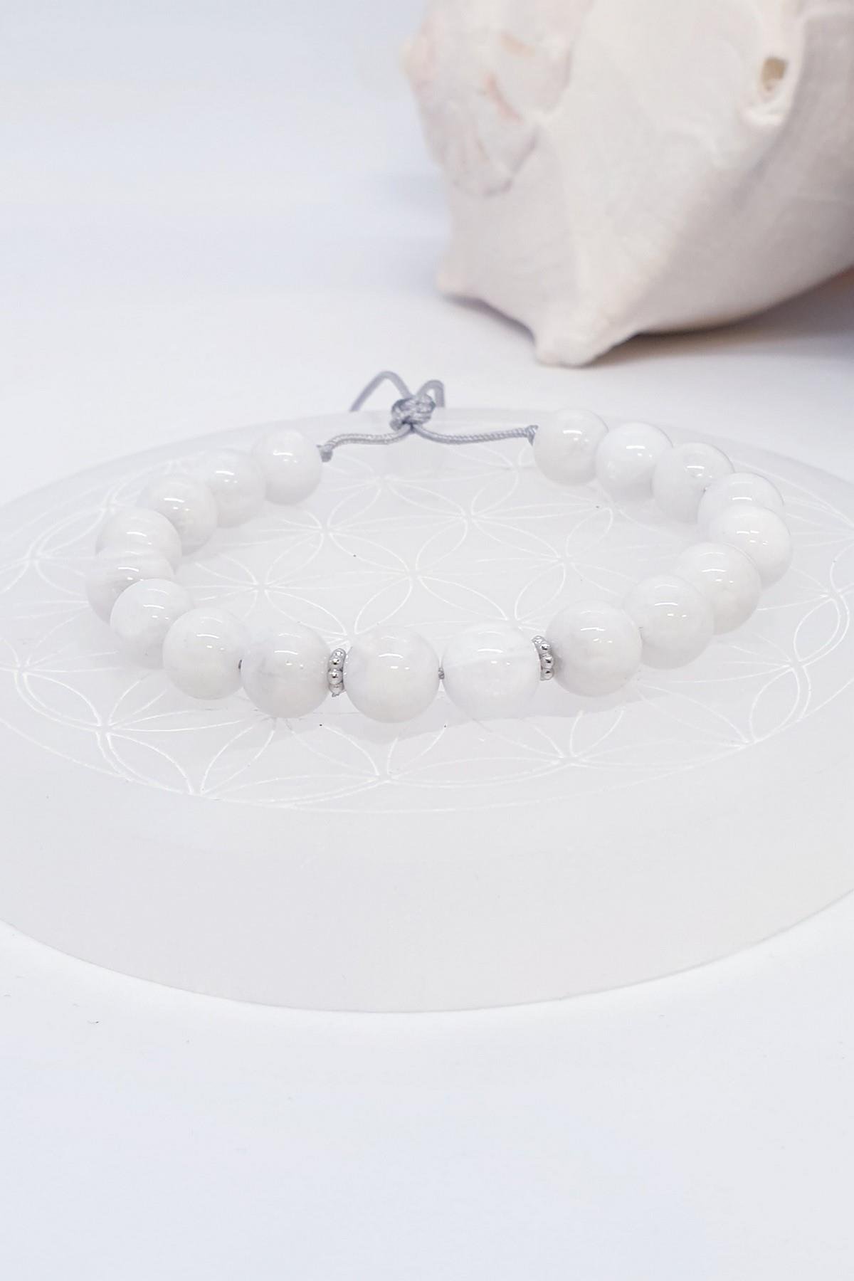 AY TAŞI  DOĞAL TAŞ BİLEKLİK