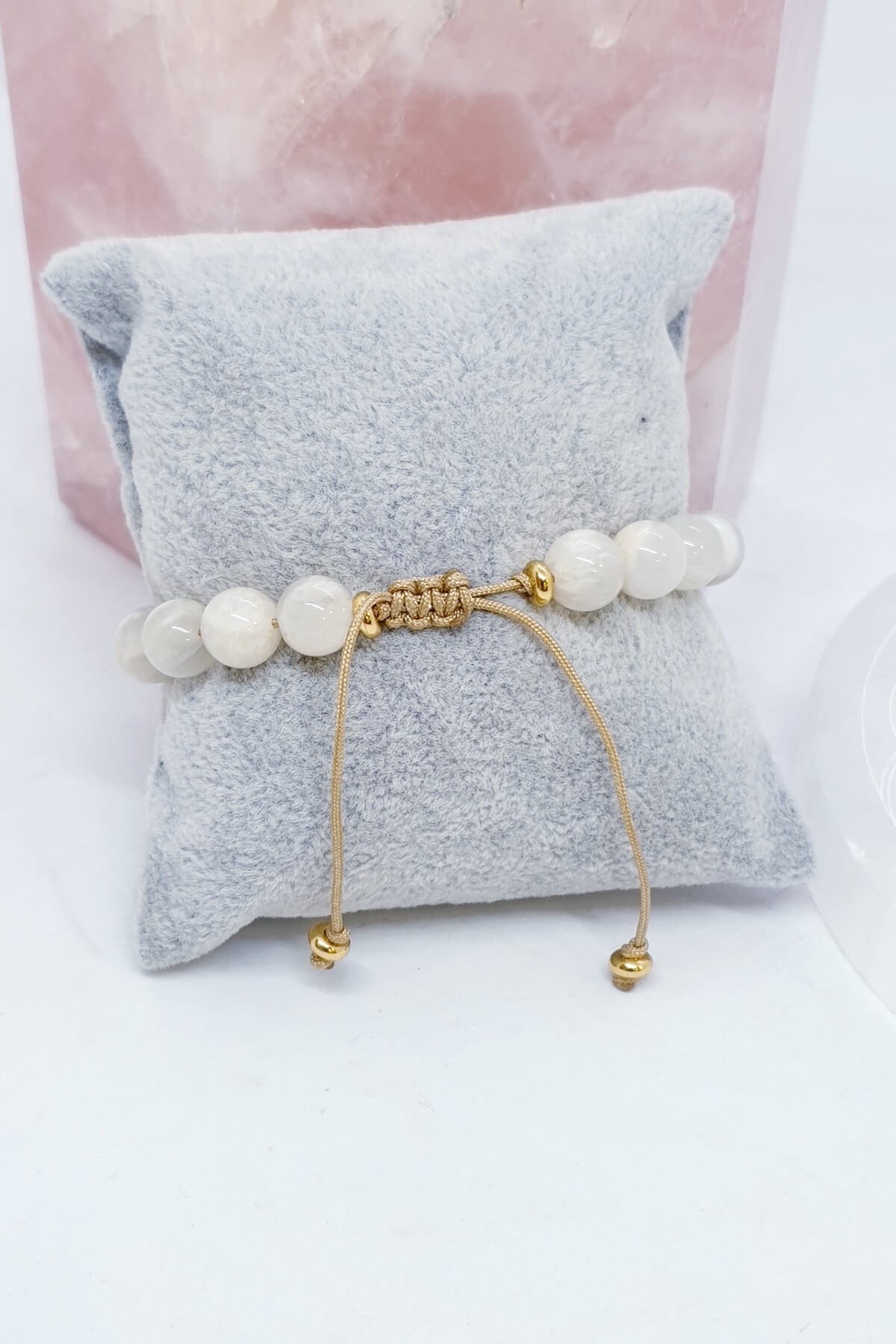 Ay Taşı Yengeç Burcu Doğal Taş Bileklik