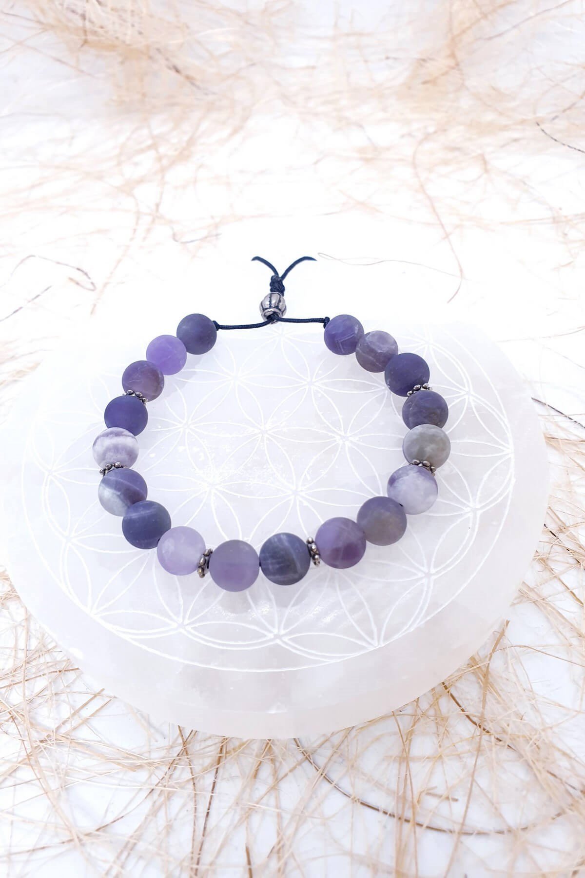 Buzlandırılmış Ametist Bileklik