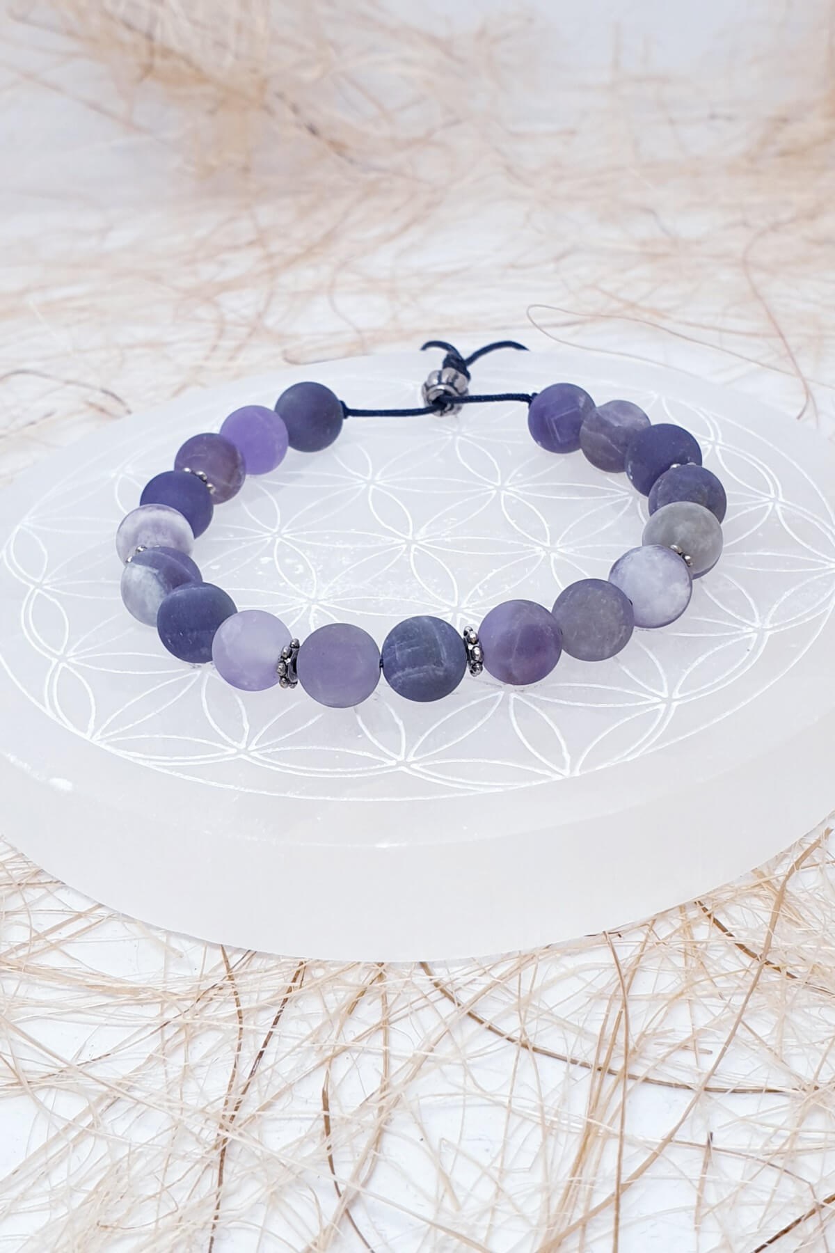 Buzlandırılmış Ametist Bileklik