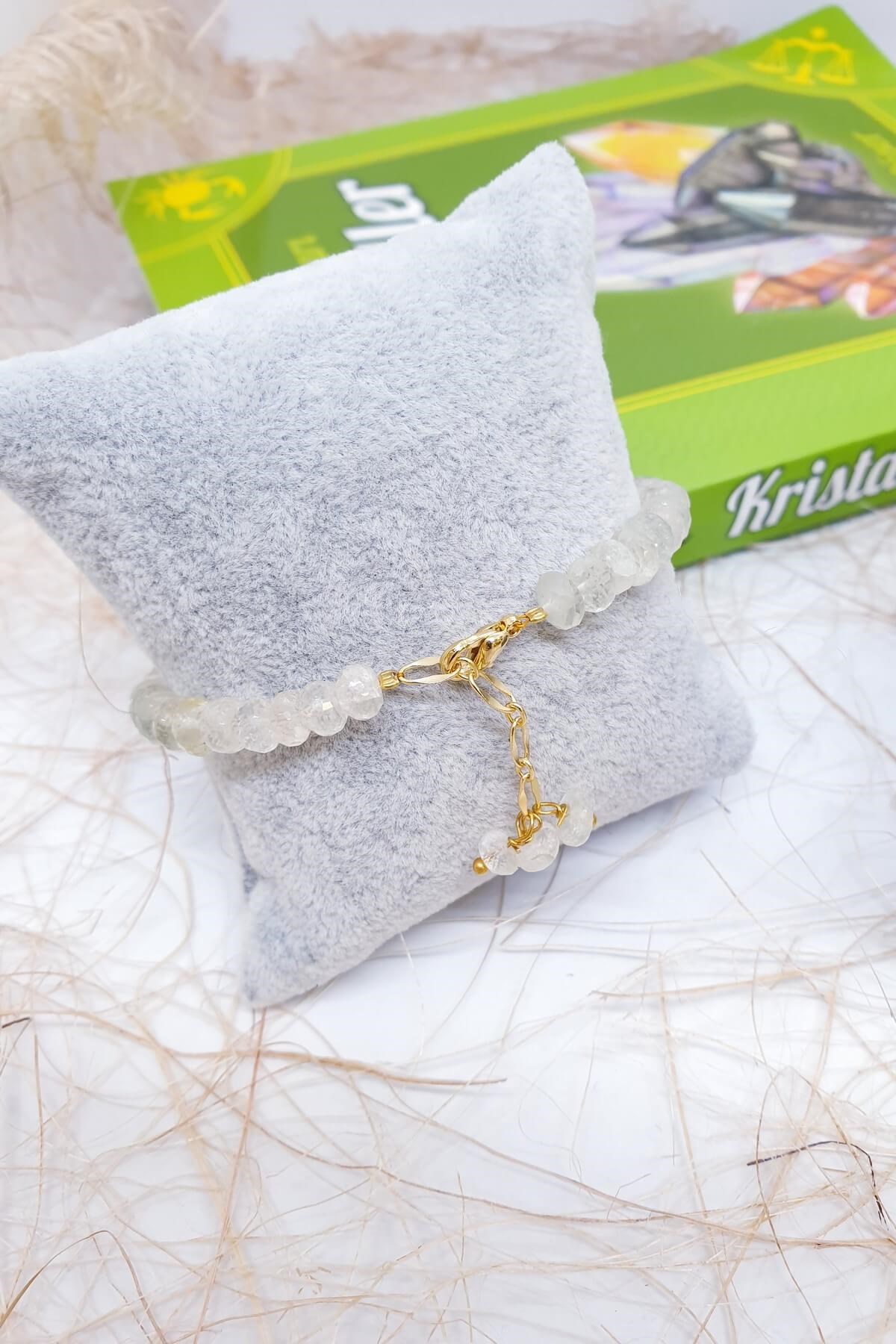 Elegant Topaz Doğal Taş Bileklik