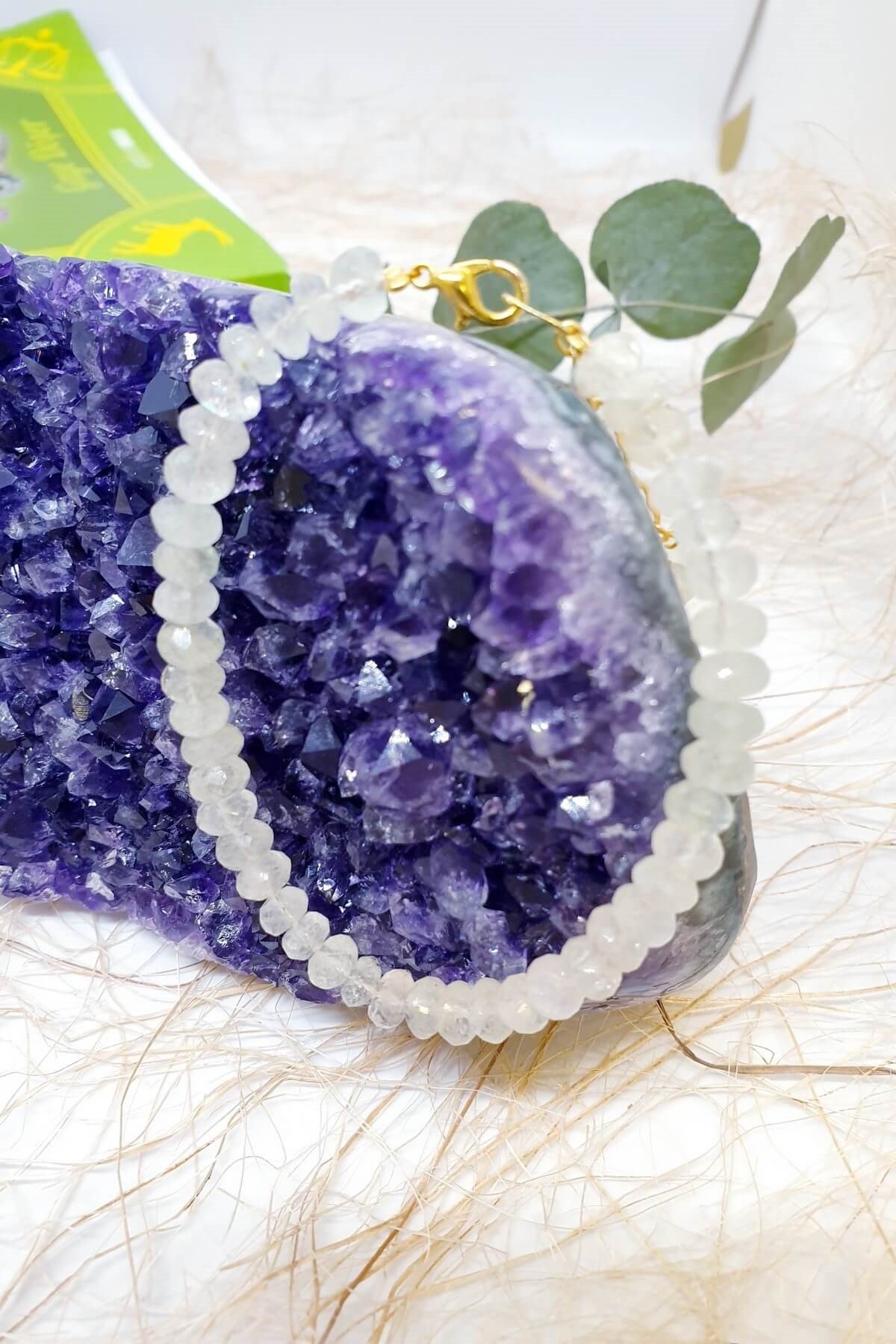 Elegant Topaz Doğal Taş Bileklik