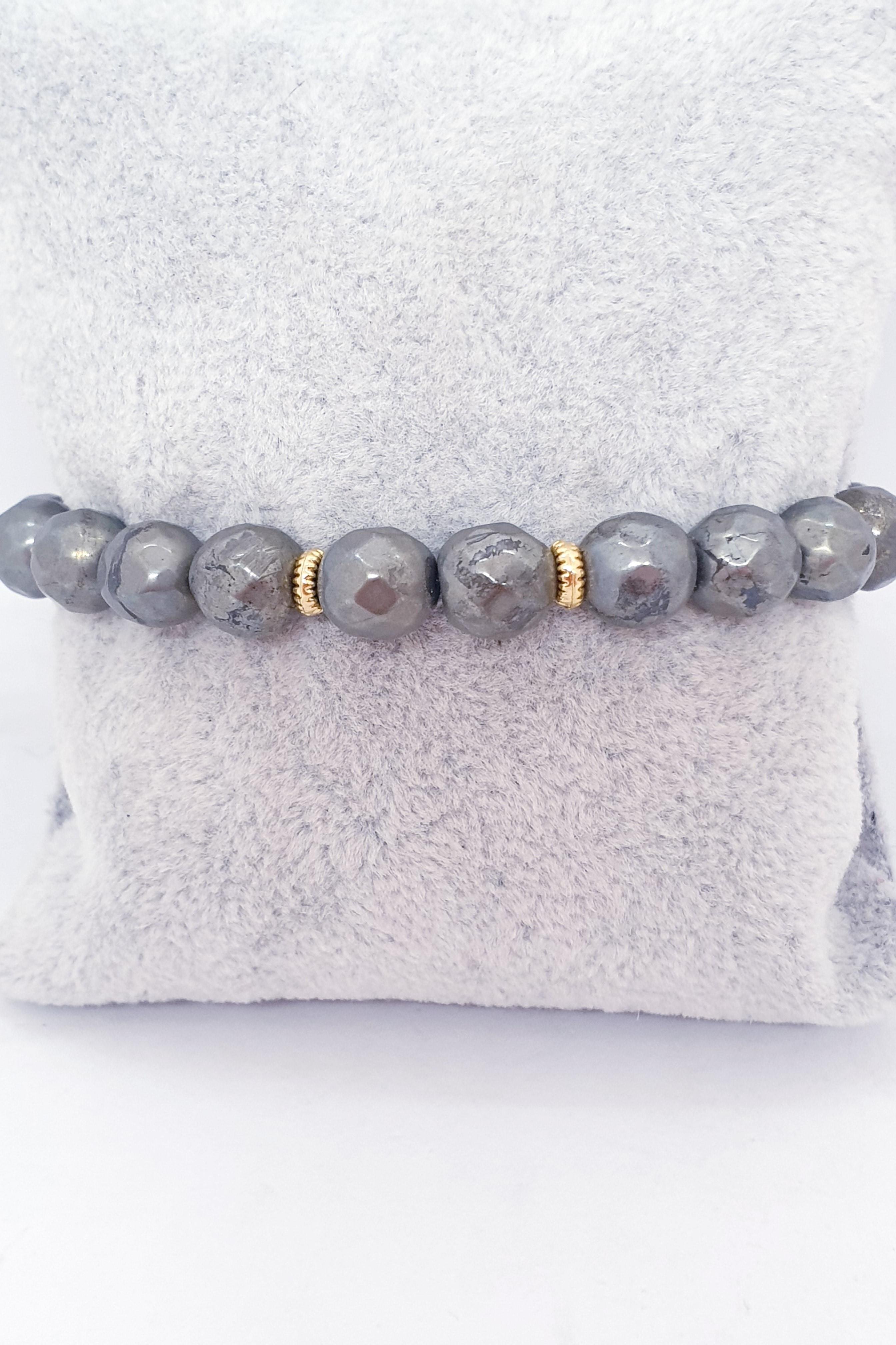 Faset Kesim Pirit  Doğal Taş Bileklik