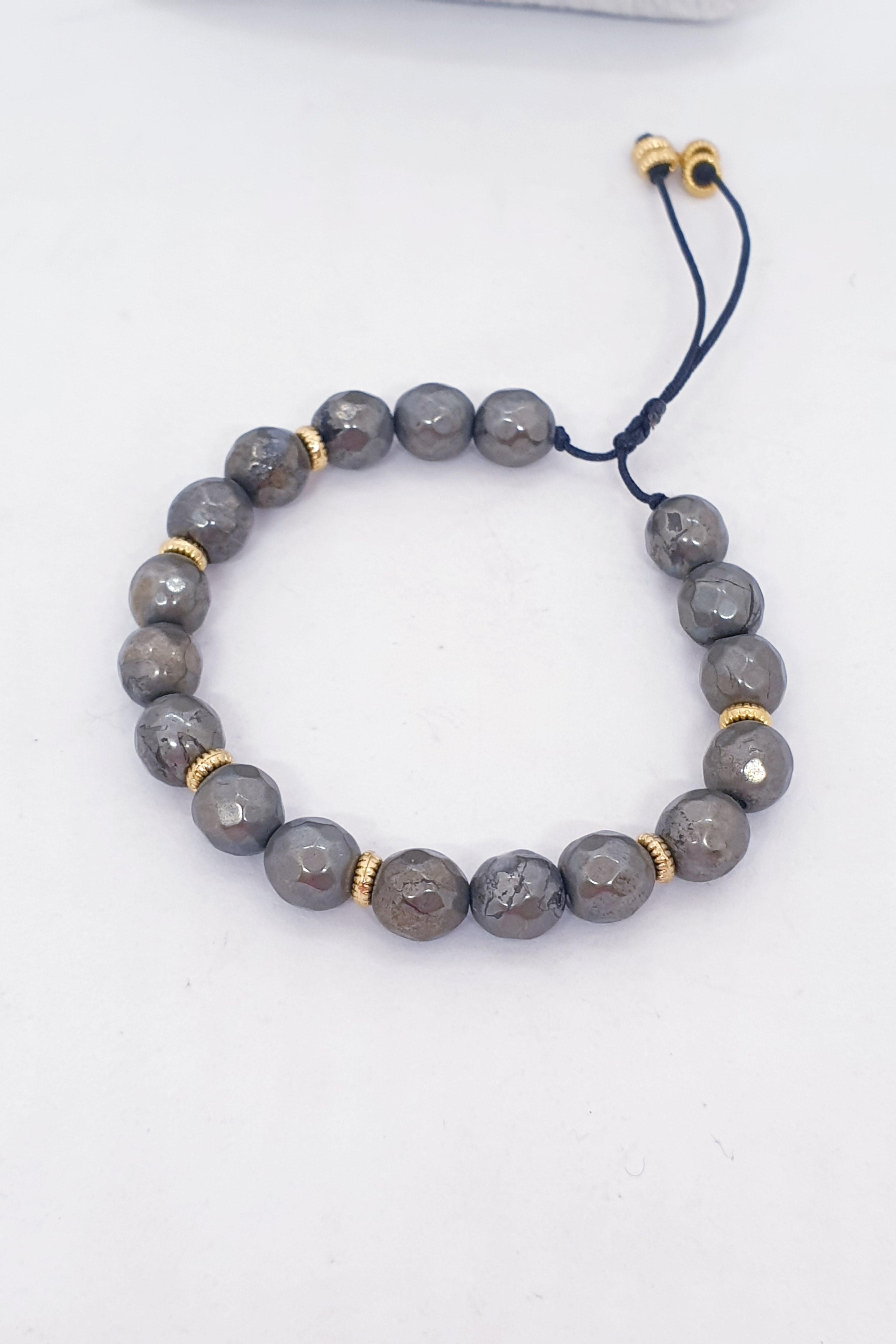 Faset Kesim Pirit  Doğal Taş Bileklik