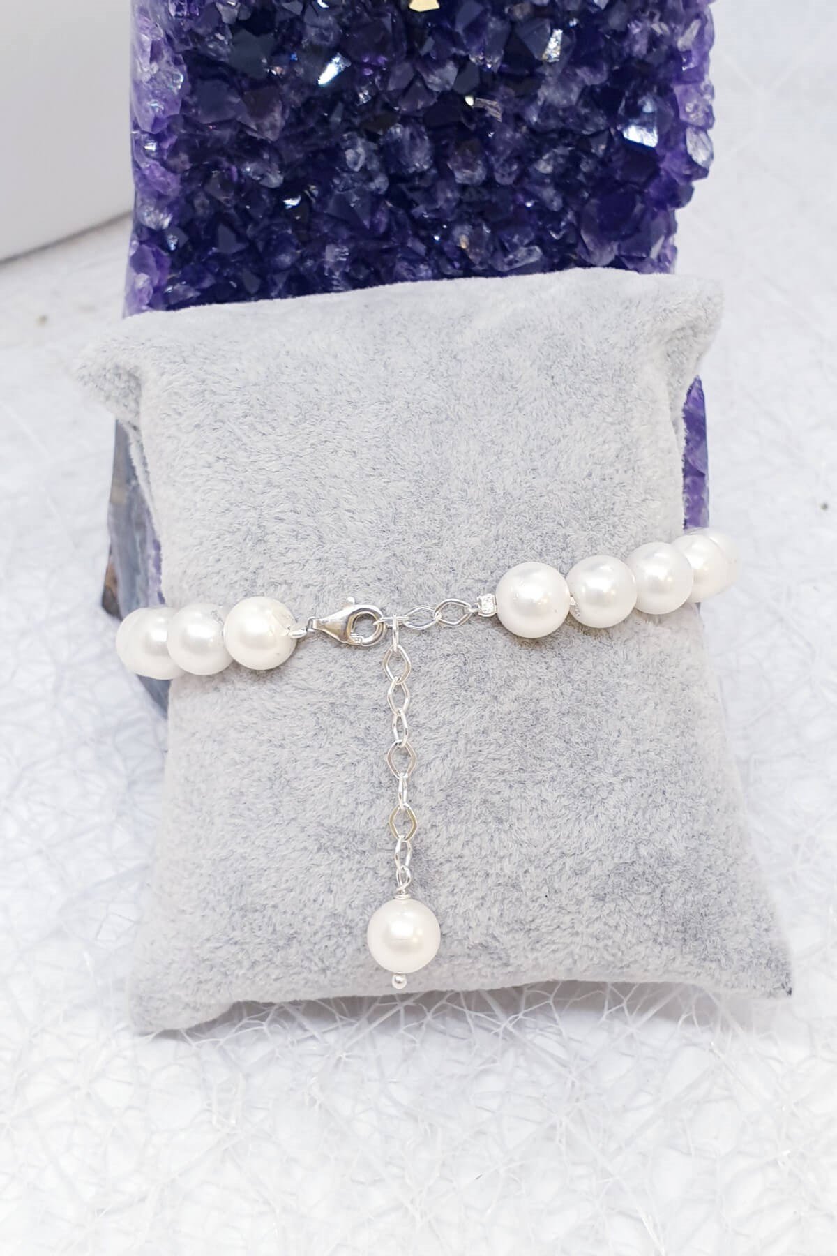 Fatmanın Eli İnci Doğal Taş Bileklik