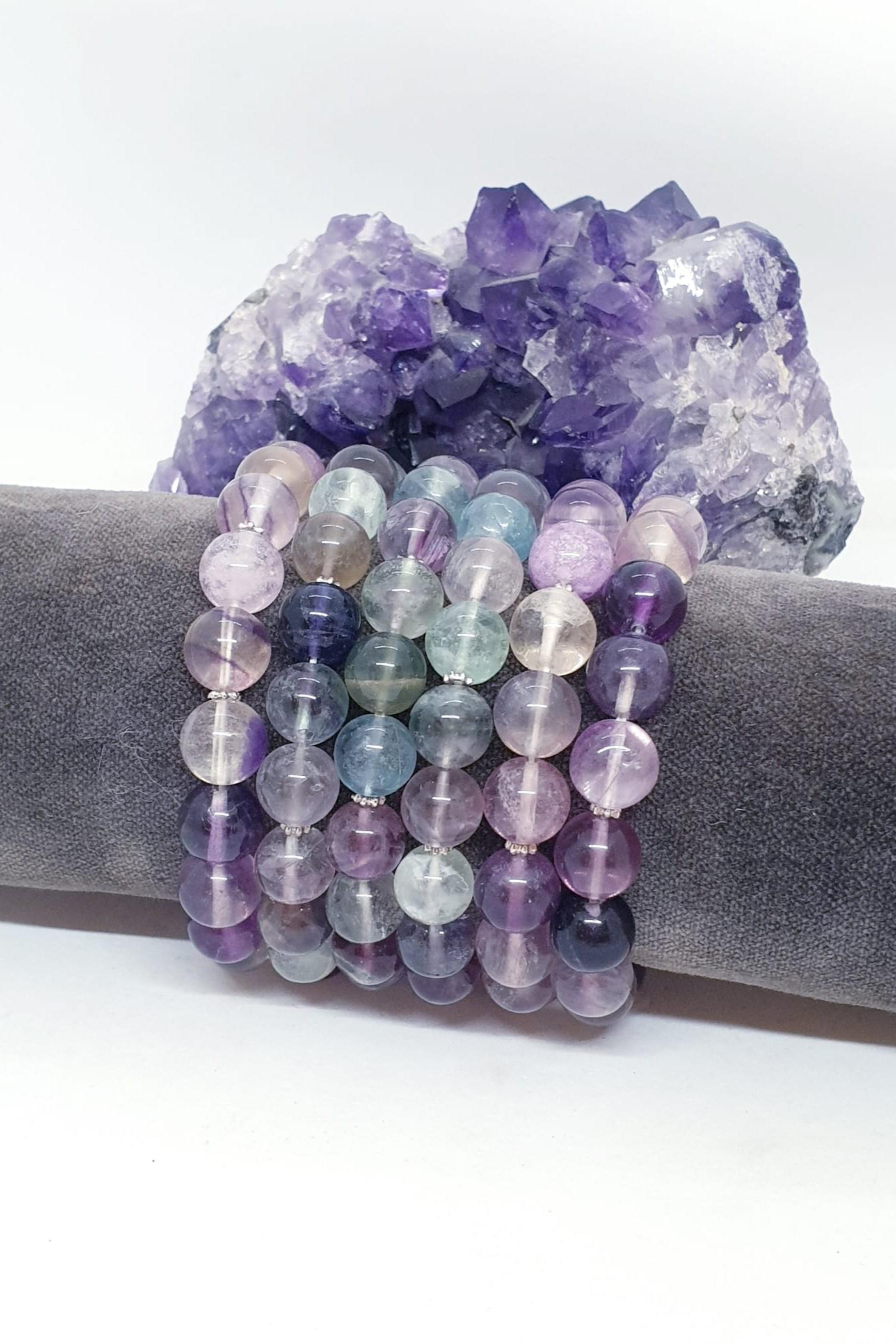 Florit Doğal Taş 10 mm Bileklik