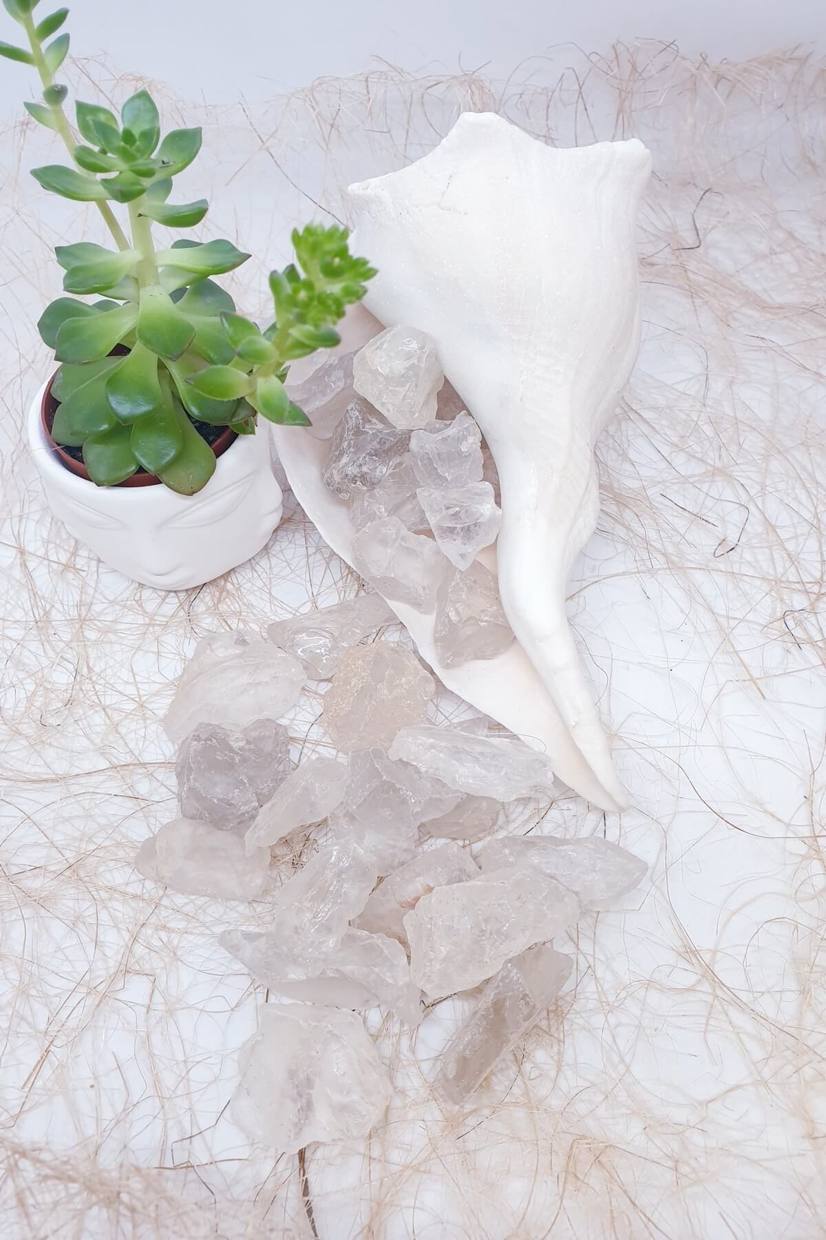 Ham Kristal Kuvars Doğal Taş