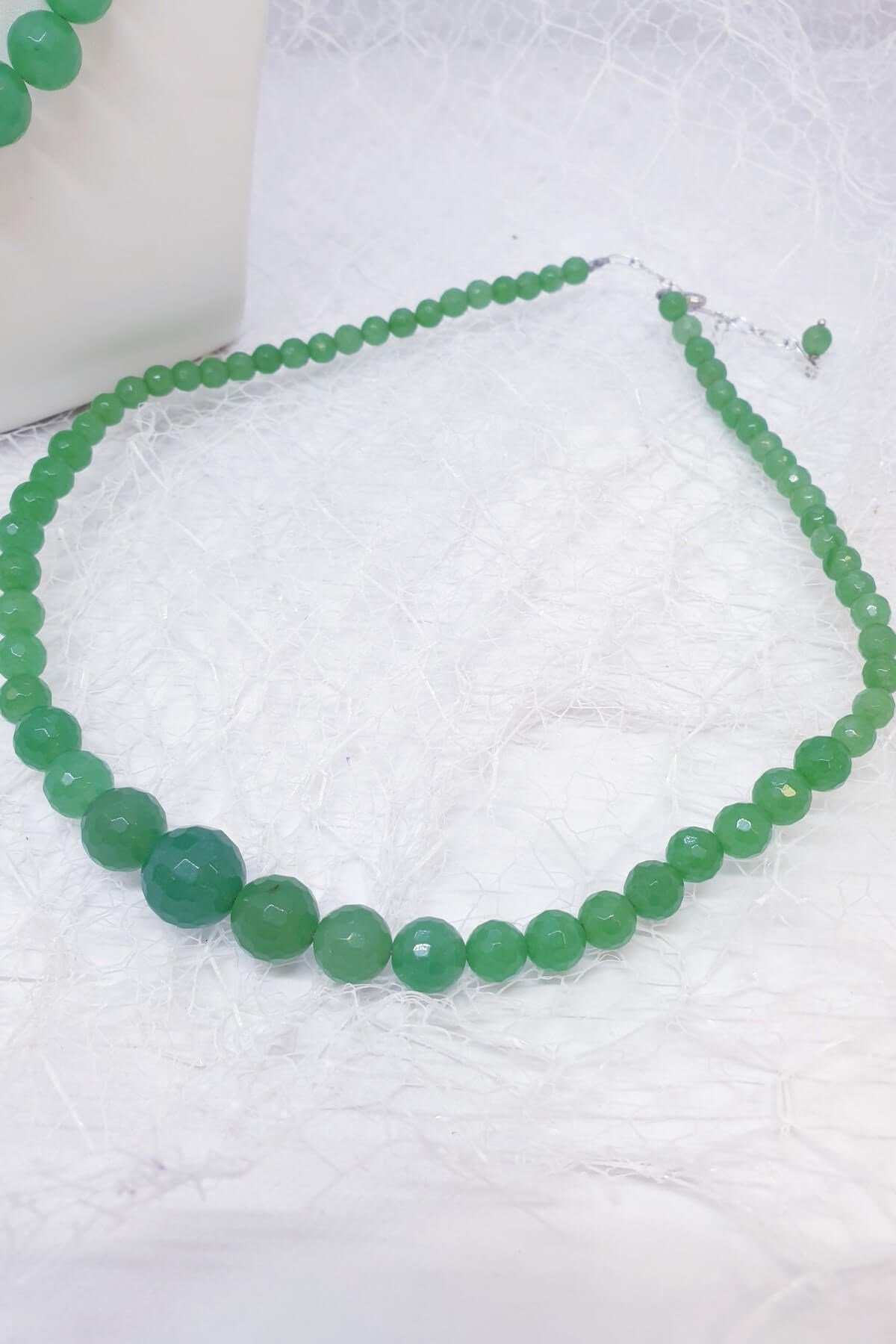 Jade Doğal Taş Kolye