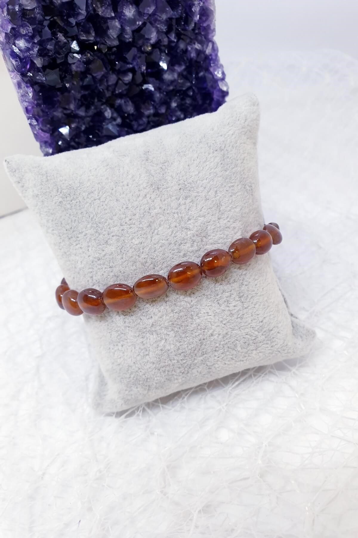 Kahverengi Turmalin Doğal Taş Bileklik