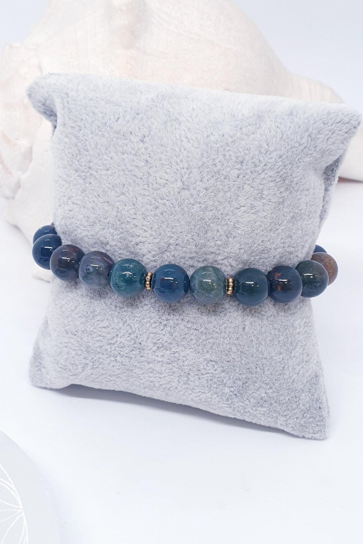 KAN TAŞI DOĞAL TAŞ BİLEKLİK