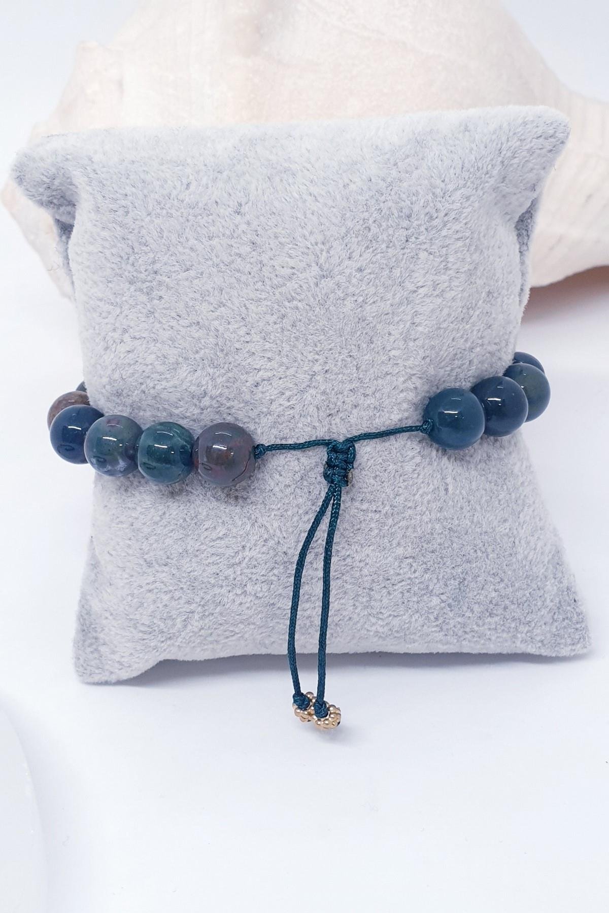 KAN TAŞI DOĞAL TAŞ BİLEKLİK