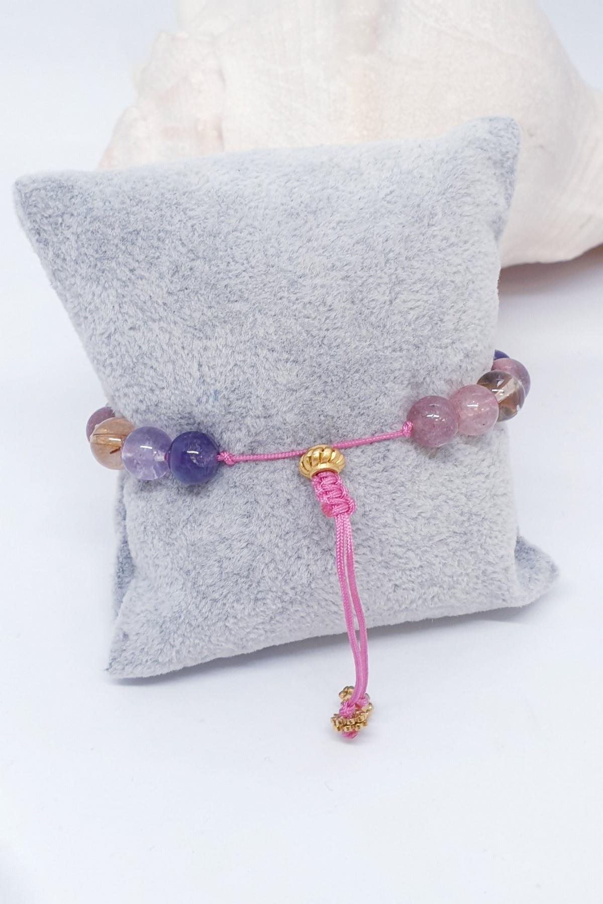 MULTİ KUVARS DOĞAL TAŞ BİLEKLİK