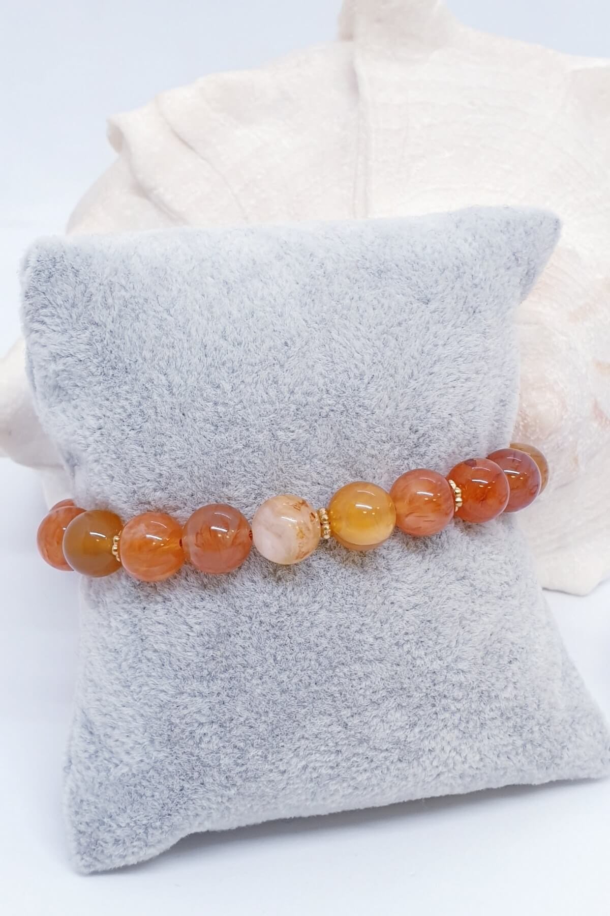 Karnelyan Doğal Taş Bileklik