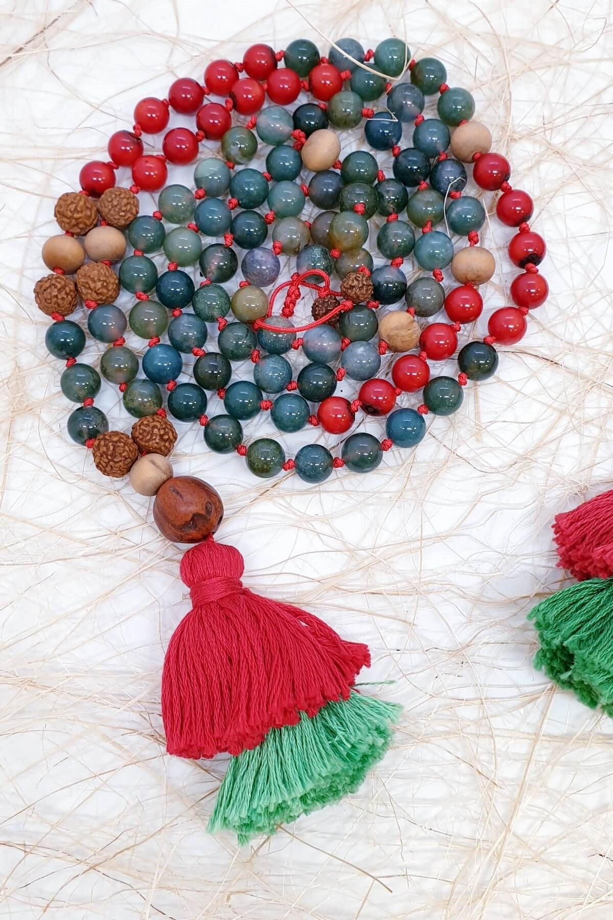 Kök Çakra 108 Mala Kolye 