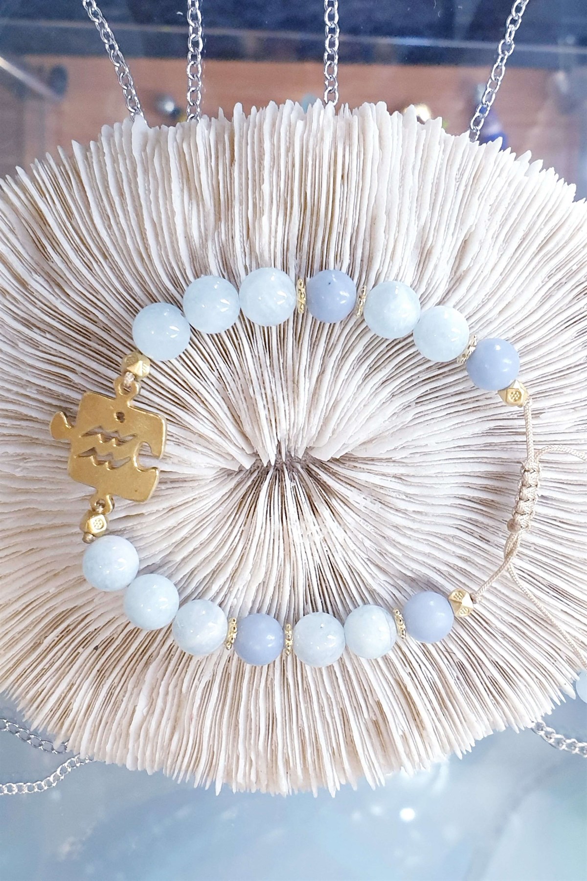 Kova Burcu Plaka Bileklik