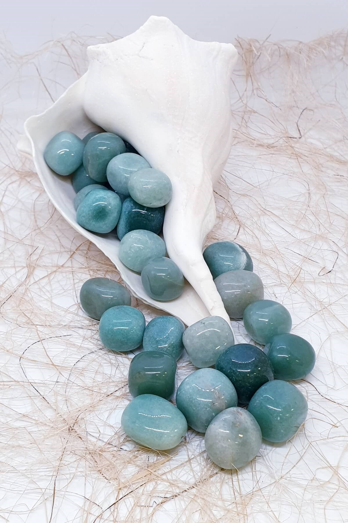 Kristal Izgaralar için Küçük tamburlu Aventurin taşı