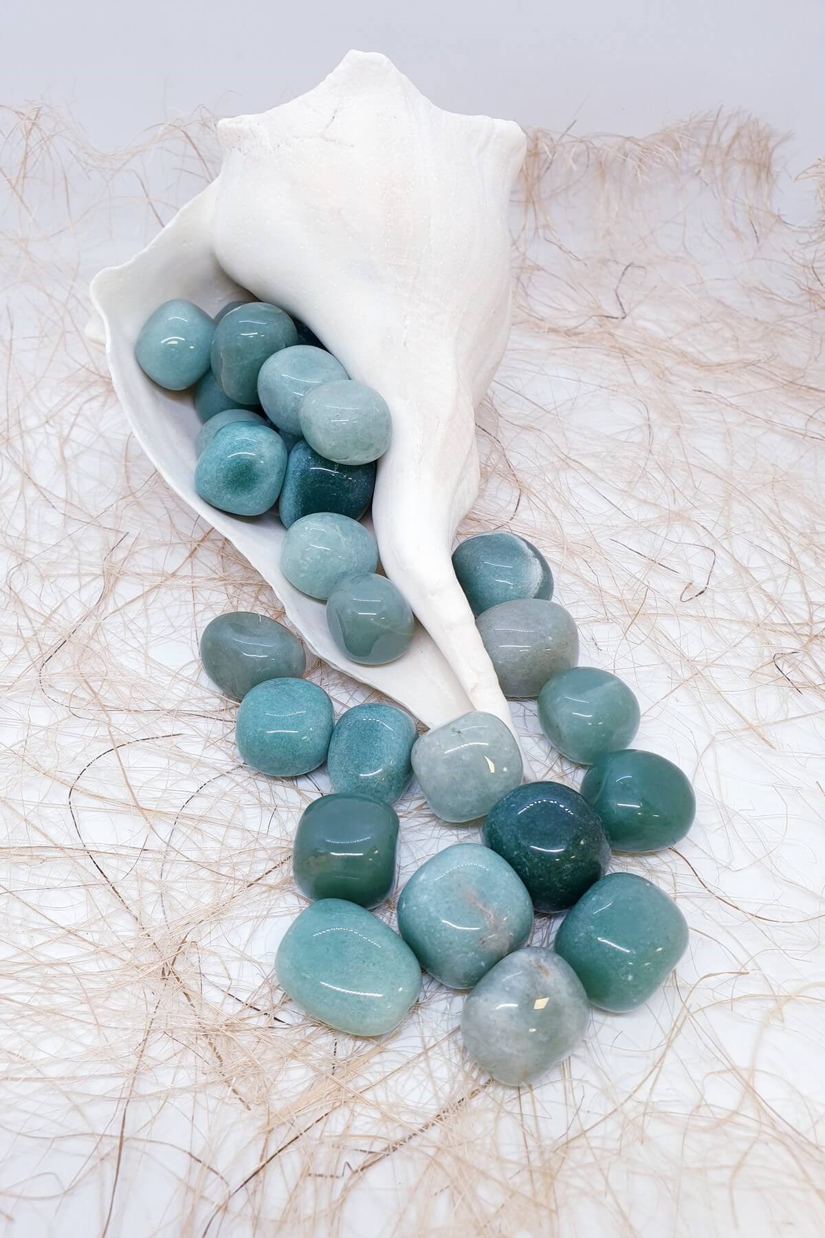 Kristal Izgaralar için Küçük tamburlu Aventurin taşı