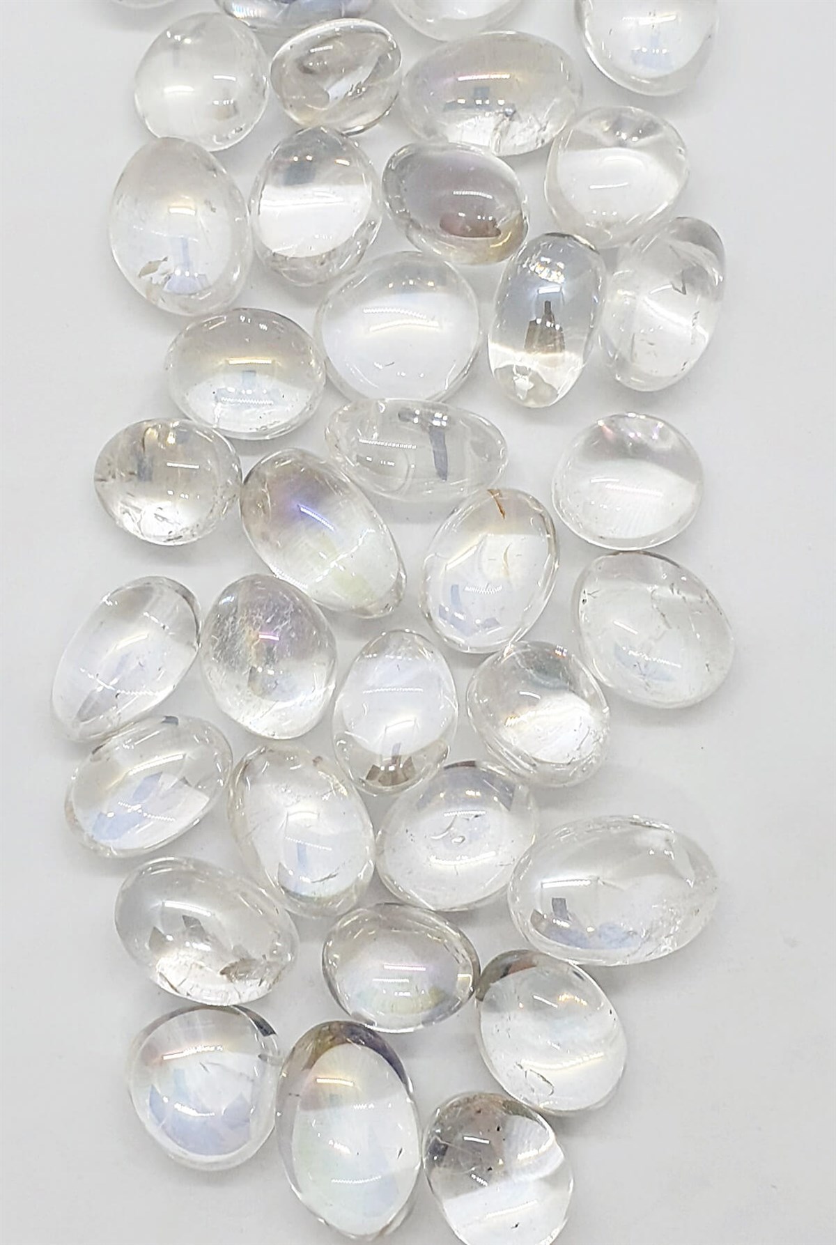 Kristal Izgaralar için Şeffaf  Kuvars tamburlu taş