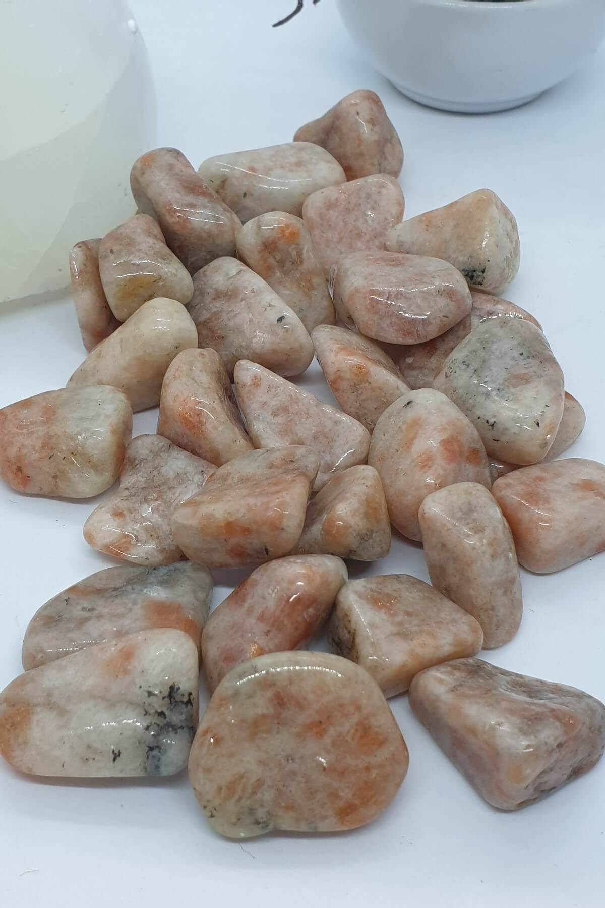 Kristal Izgaralar İçin Tamburlanmış Güneş Taşı