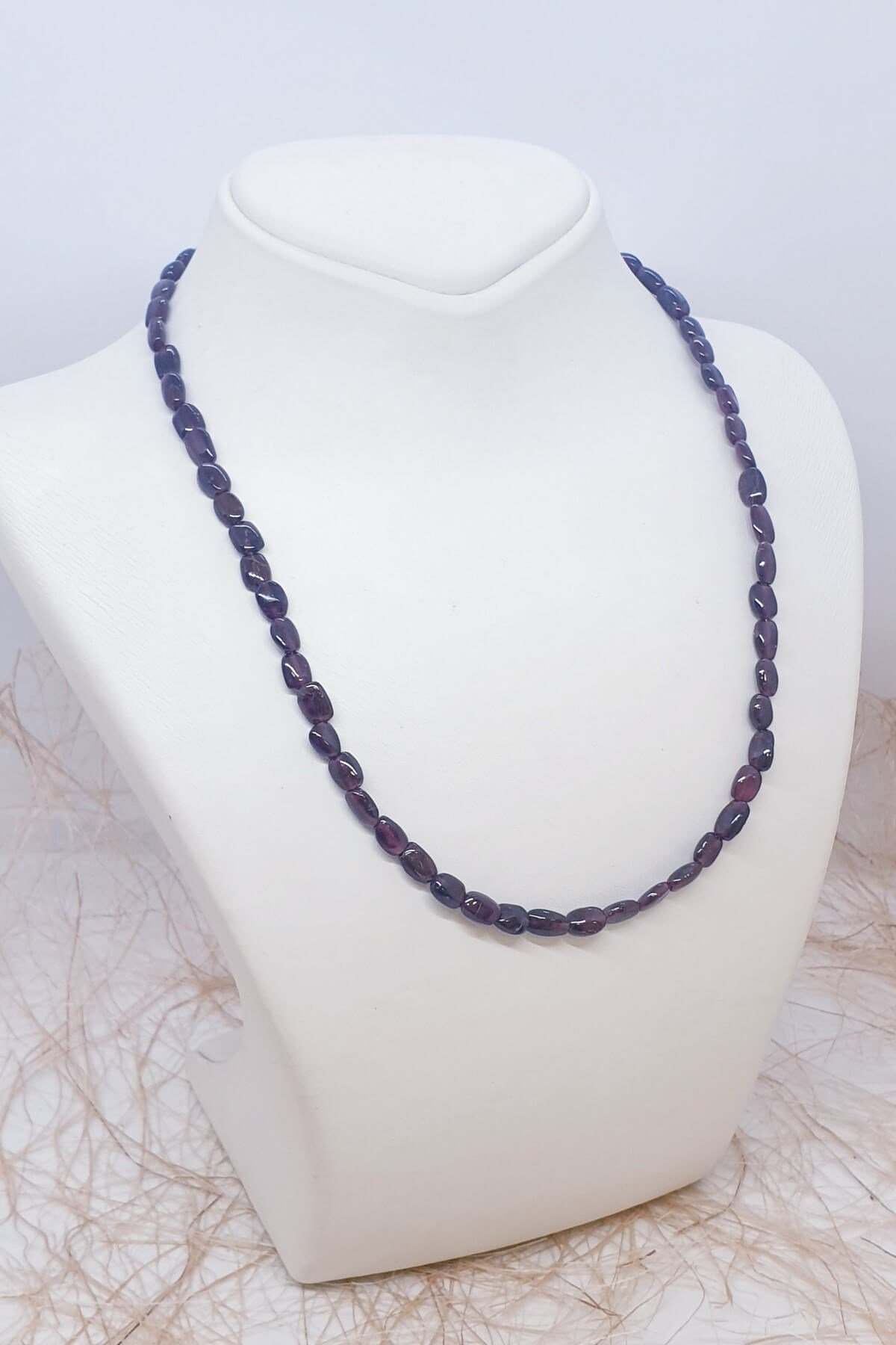 Lal Doğal Taş Tasarım  Kolye