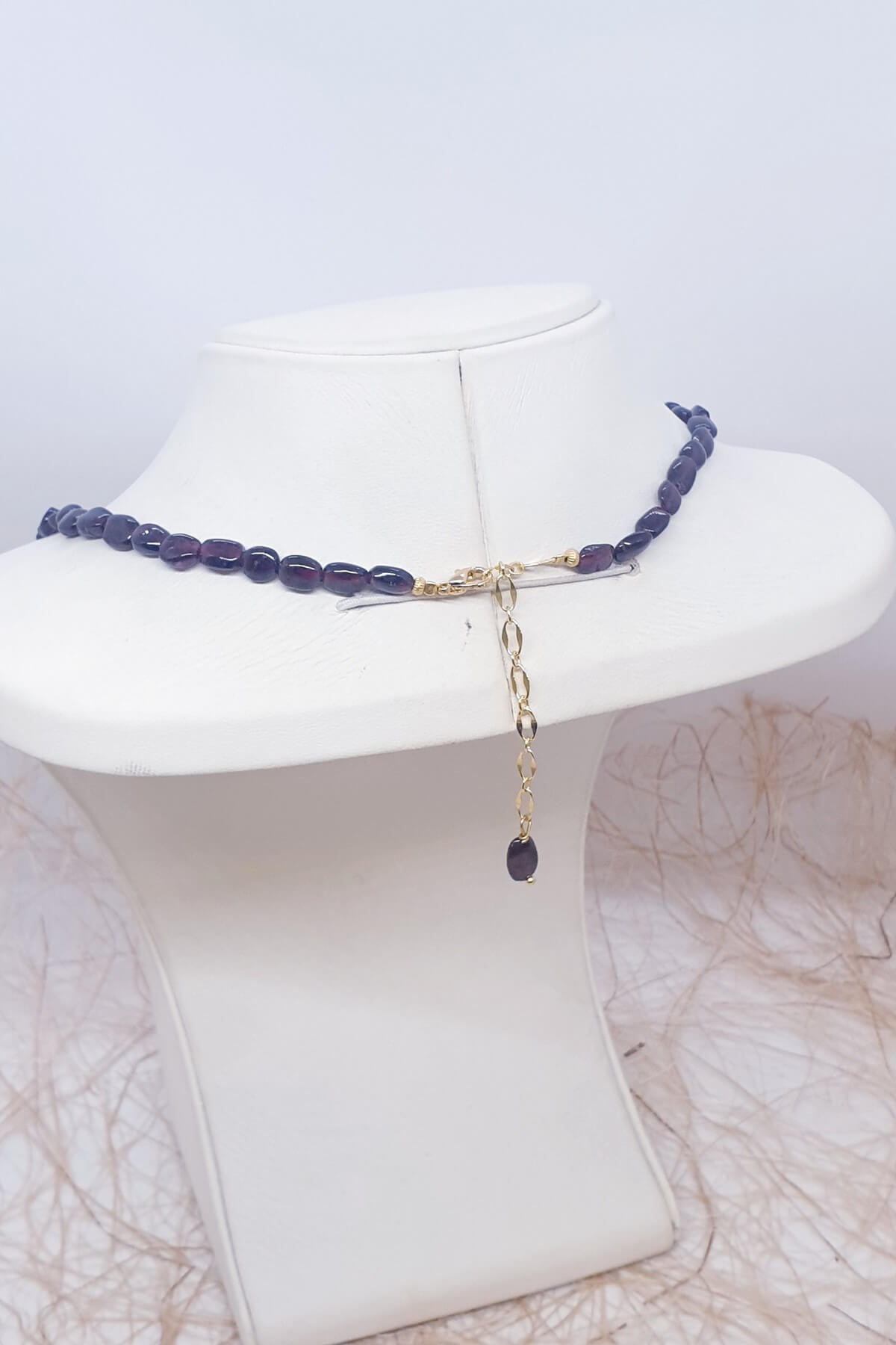 Lal Doğal Taş Tasarım  Kolye