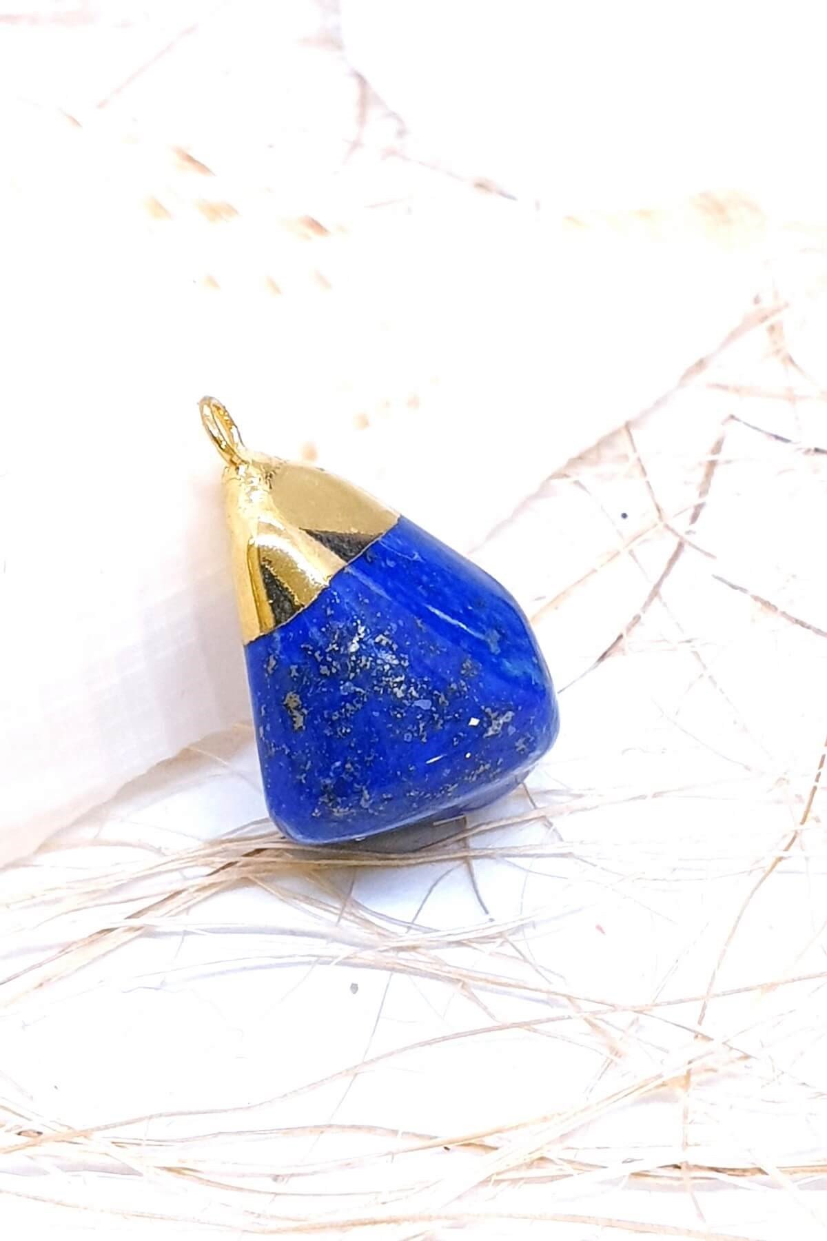 Lapis Lazuli Doğal taş Kolye Ucu