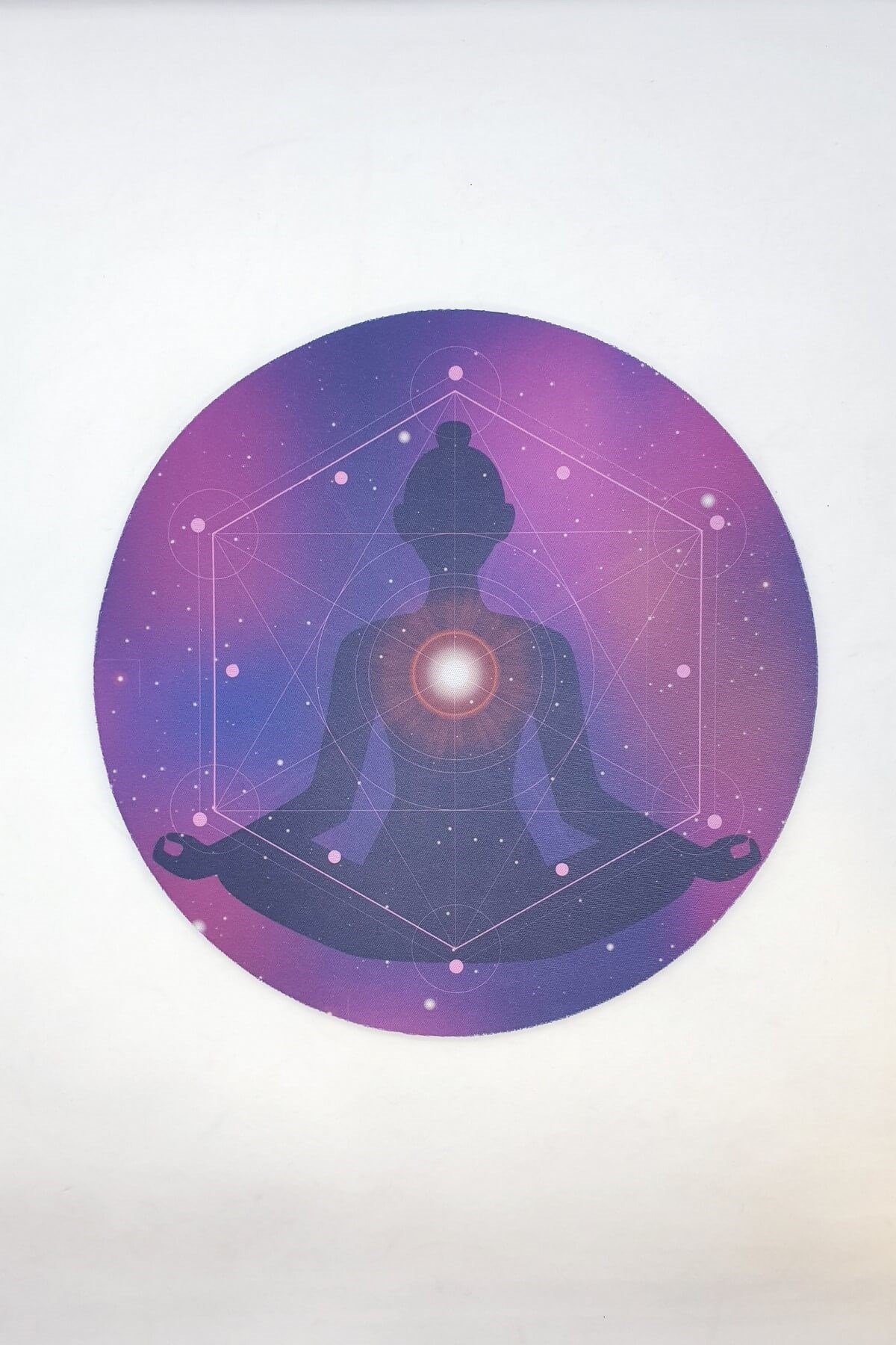 Metatron Küp Enerjisi ile Meditasyon Mouse Pad