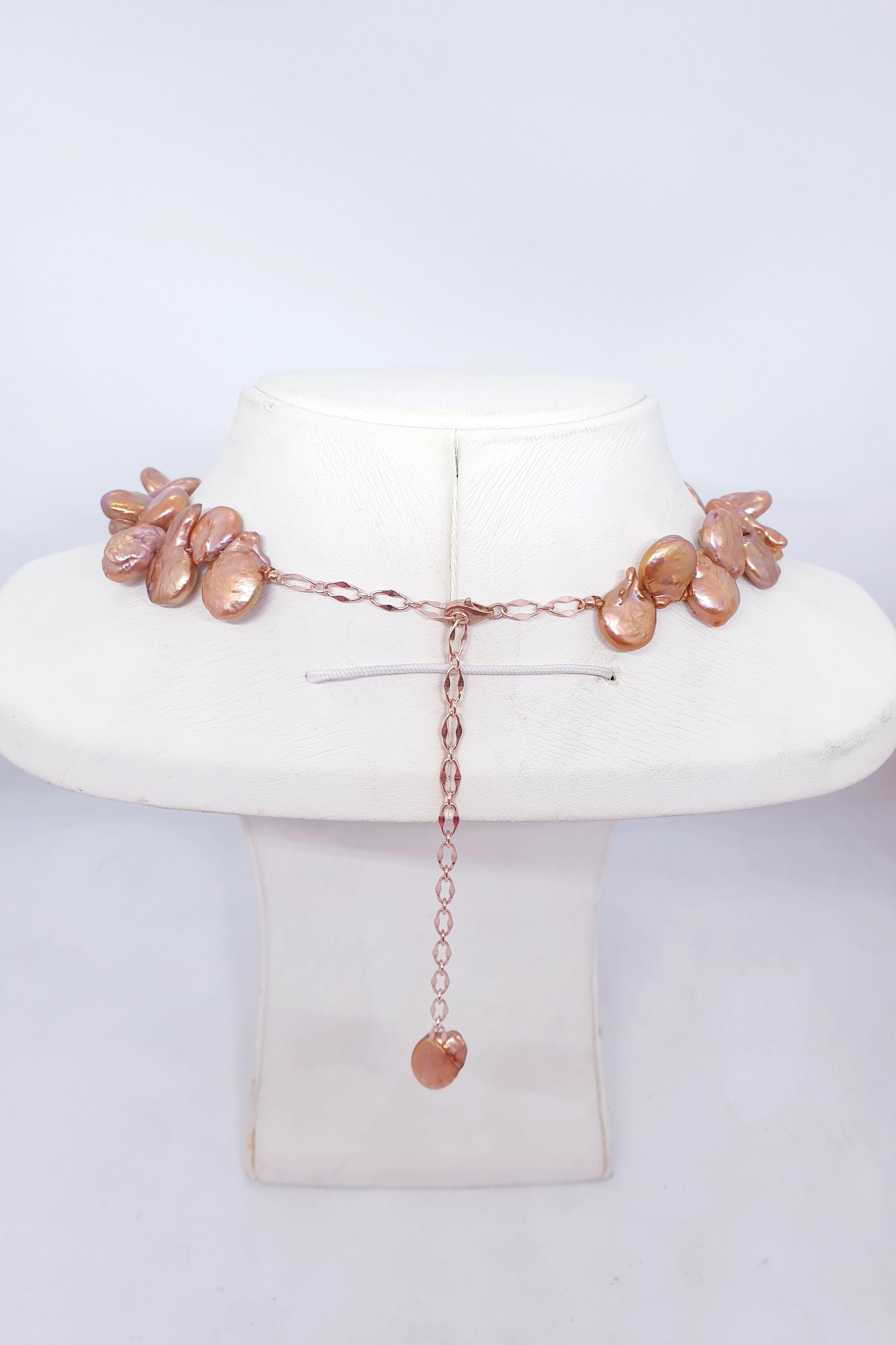 Rose Barok İnci Butik Kolye