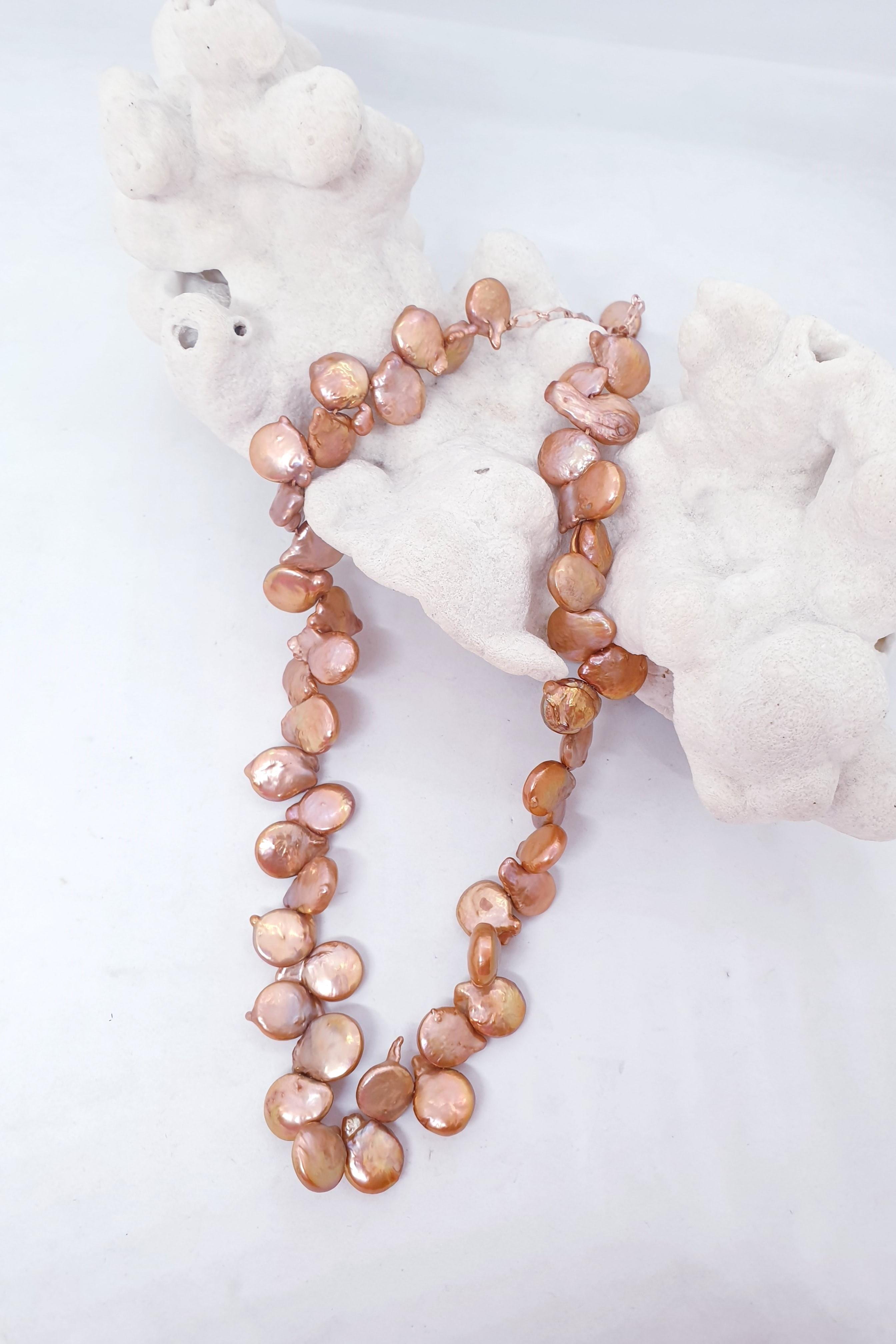 Rose Barok İnci Butik Kolye