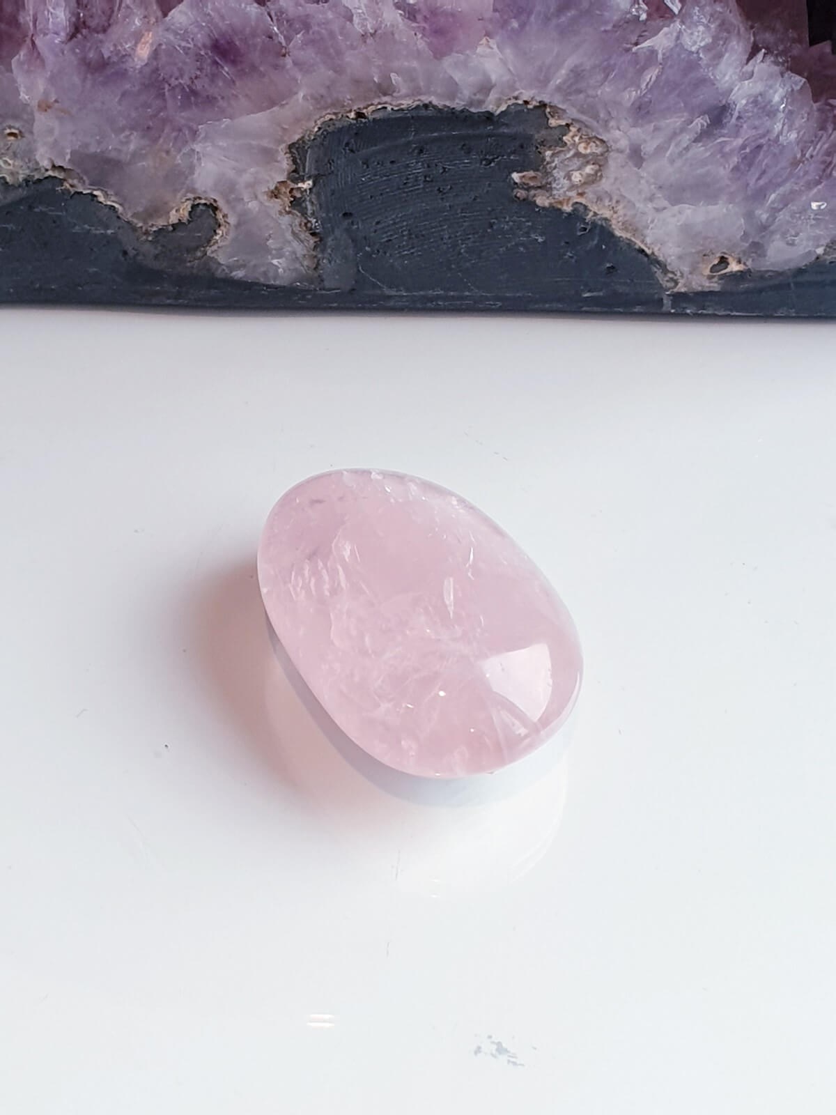 Sabun Şeklinde Pembe Doğal Taş