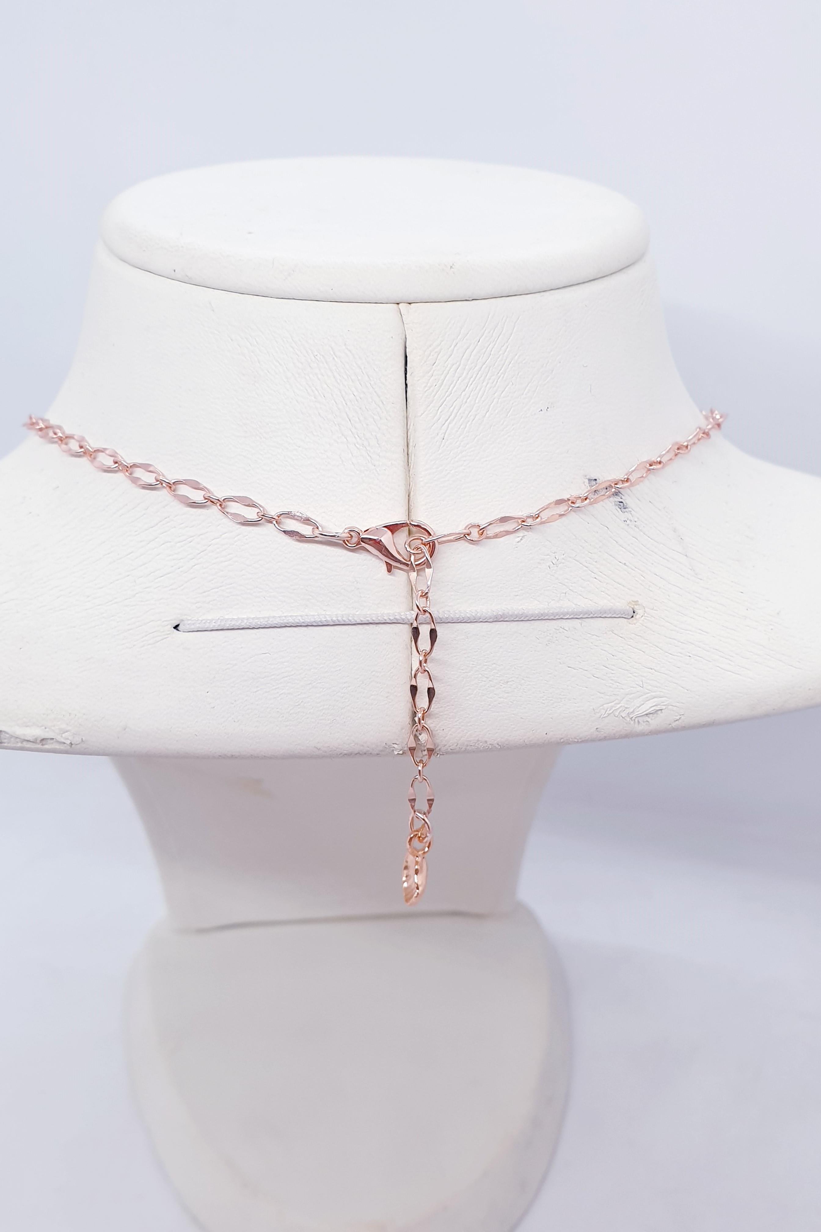 Sedef Yassı Yuvarlak  İnci Kolye