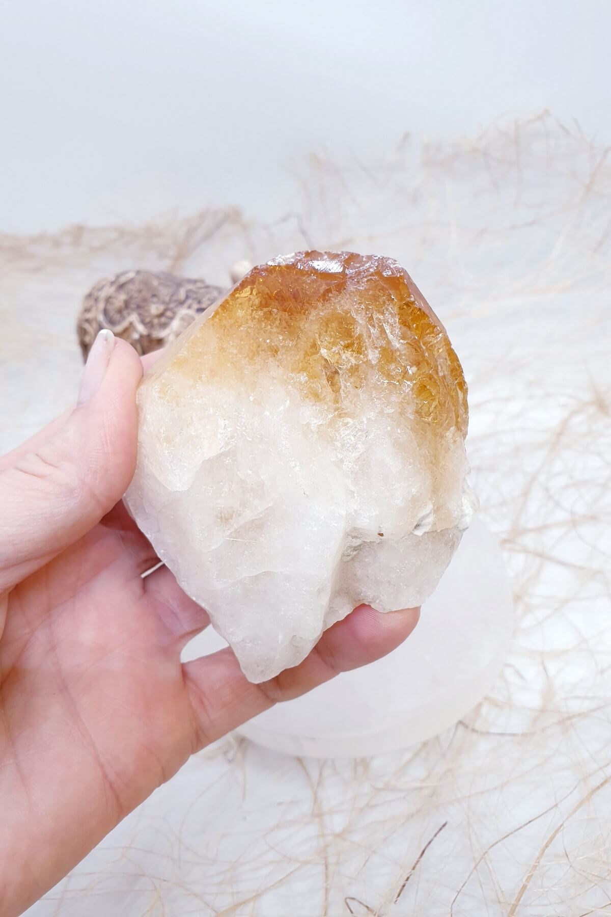 Sitrin Doğal Taş Parça