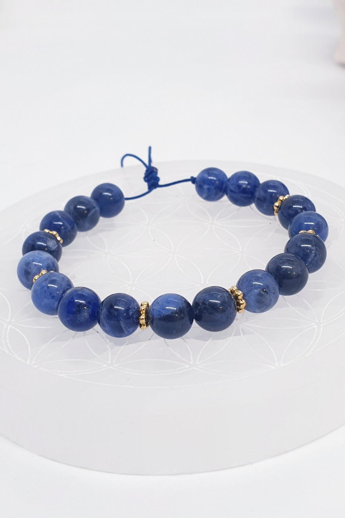 Sodalit Doğal Taş Bileklik
