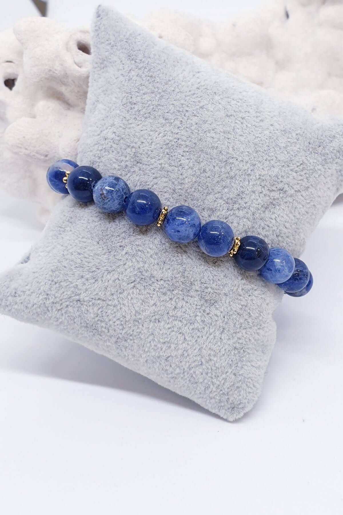 Sodalit Doğal Taş Bileklik