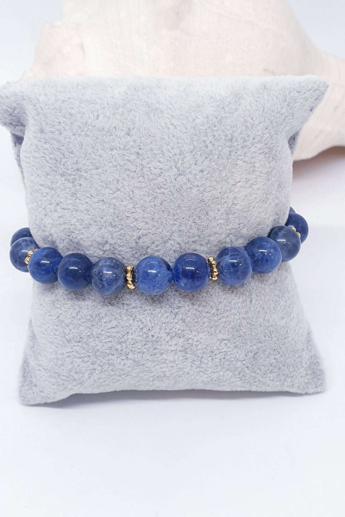 Sodalit Doğal Taş Bileklik