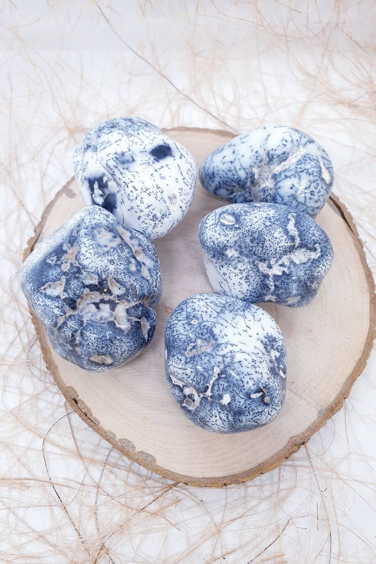 Tamburlanmış Opal Doğal Taş