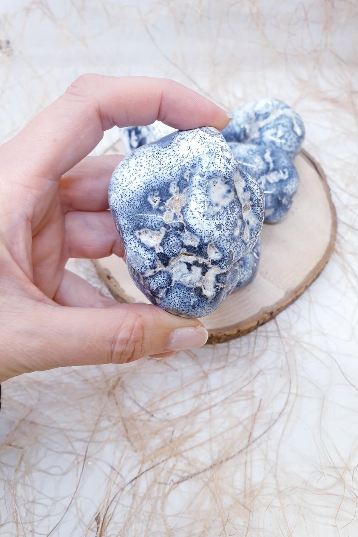 Tamburlanmış Opal Doğal Taş