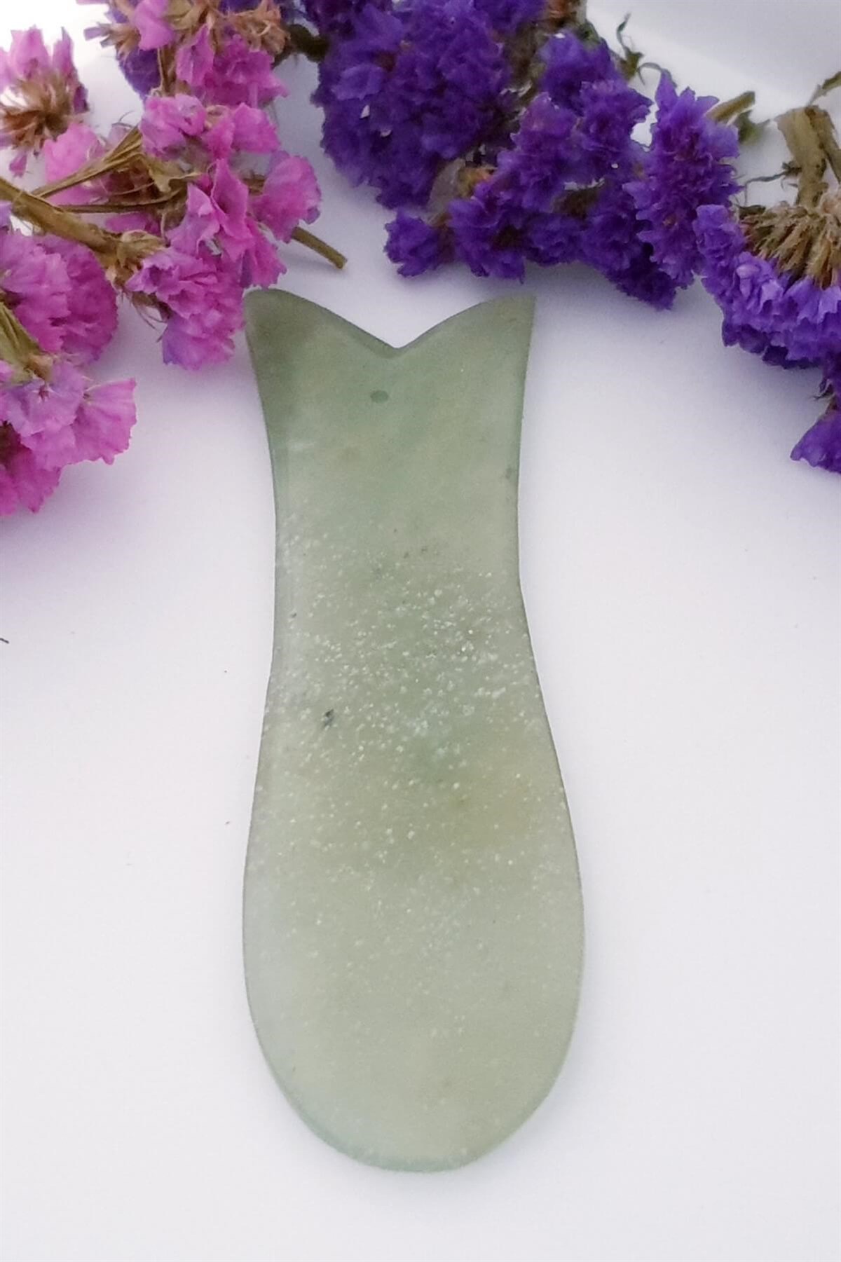Yeşim Balık Gua Sha Masaj tarağı
