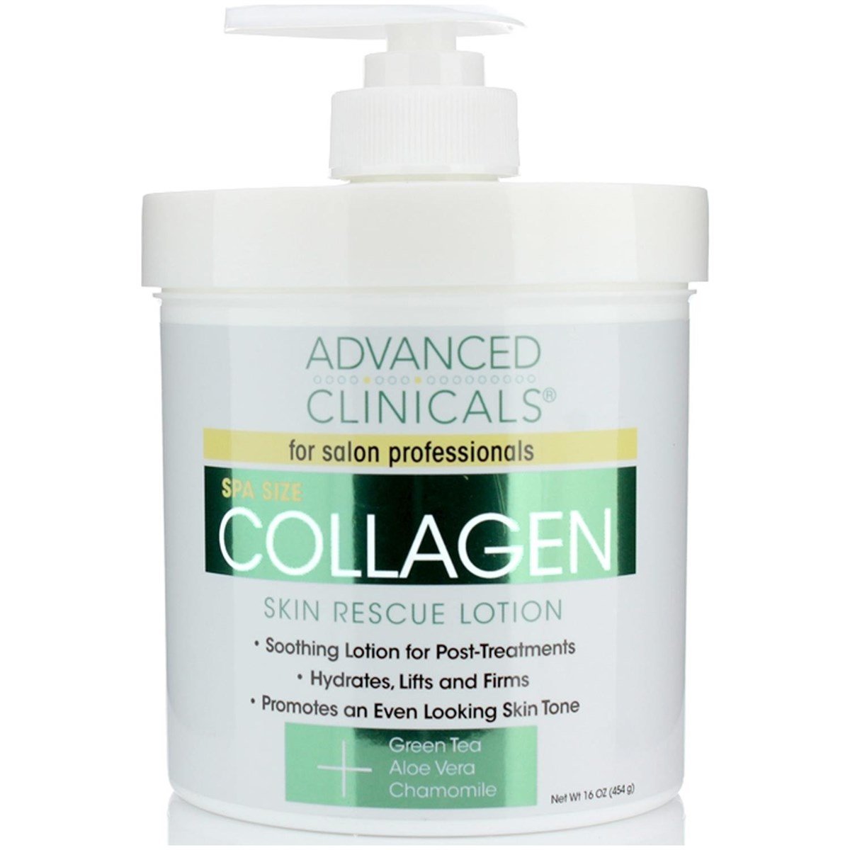advance clinicals kolajen vücüut kremi pompalı 454 gr