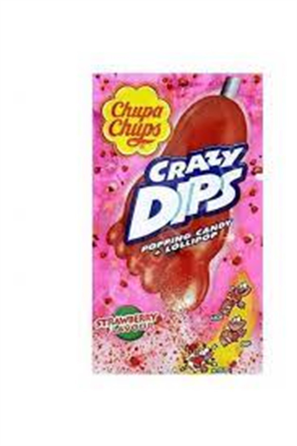 chupa chups crazy dips çilekli