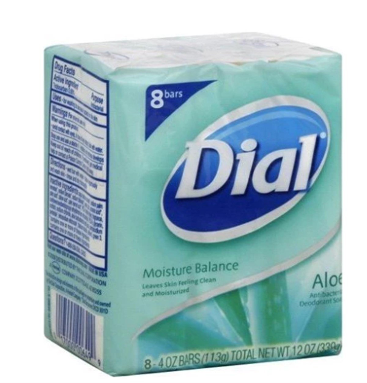 DİAL ALOE VERALI NEMLENDİRİCİ SABUN 8 Lİ 904  gr