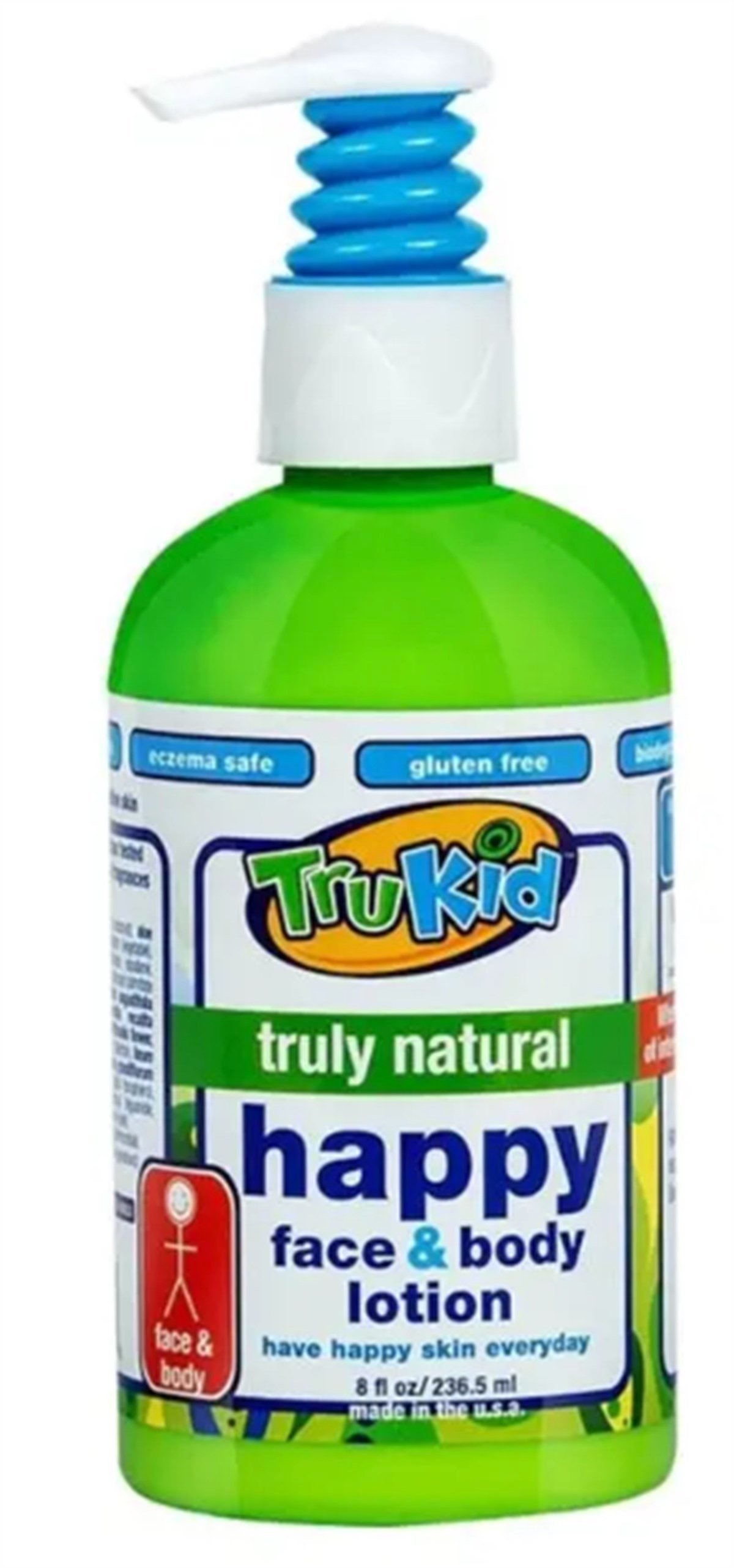 trukids happy face body lotion 236 ml