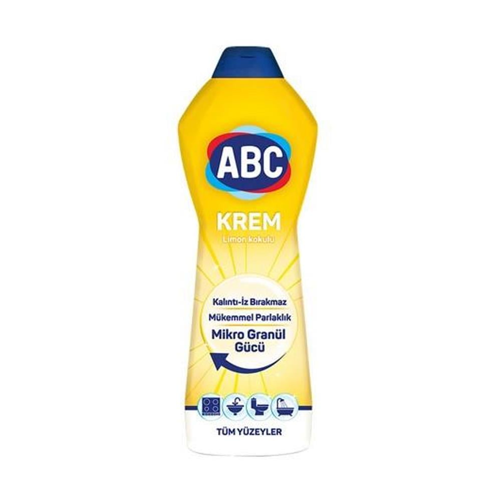 Mutfak ve Banyo TemizleyicilerAbc Sıvı Krem Limon Parfümlü 750 Ml
