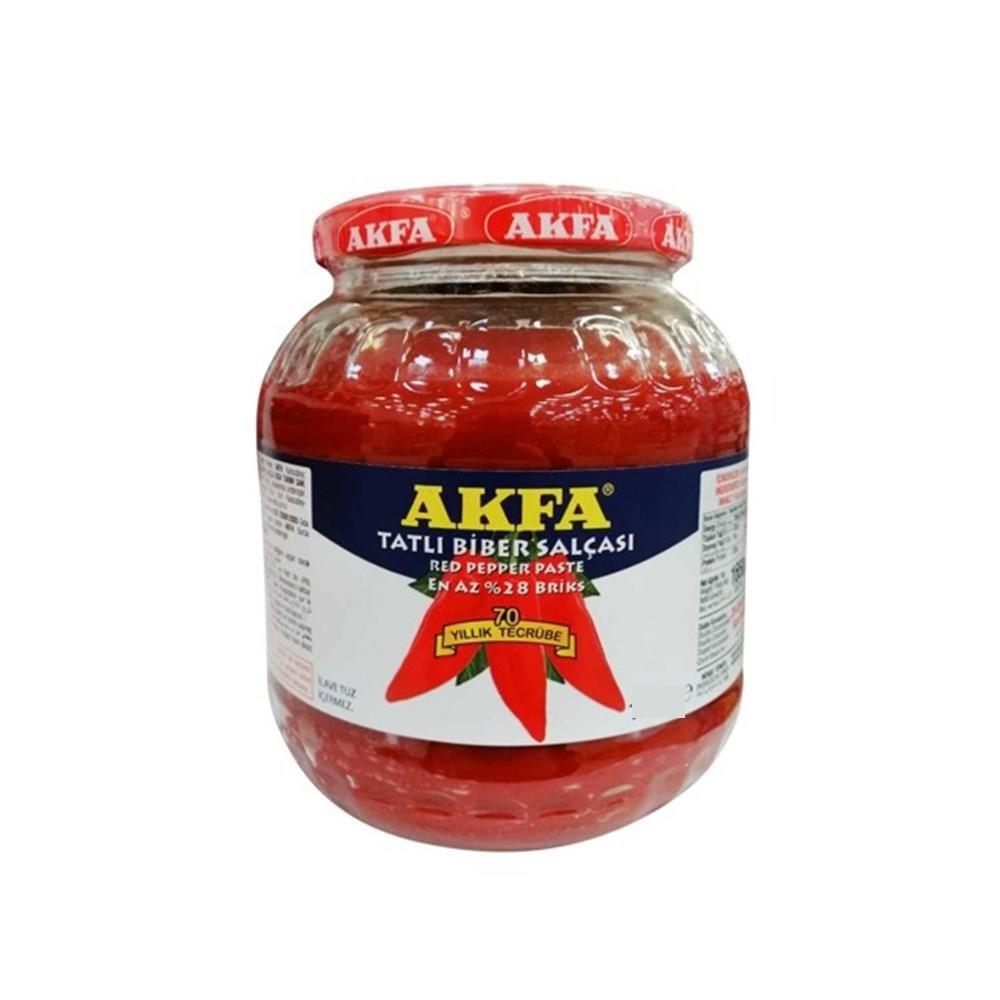 SalçaAkfa Acı Biber Salçası Cam 1700 Gr